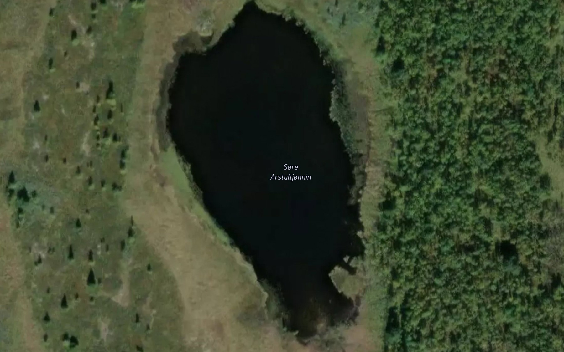 Satellite map of the Arstultjornin