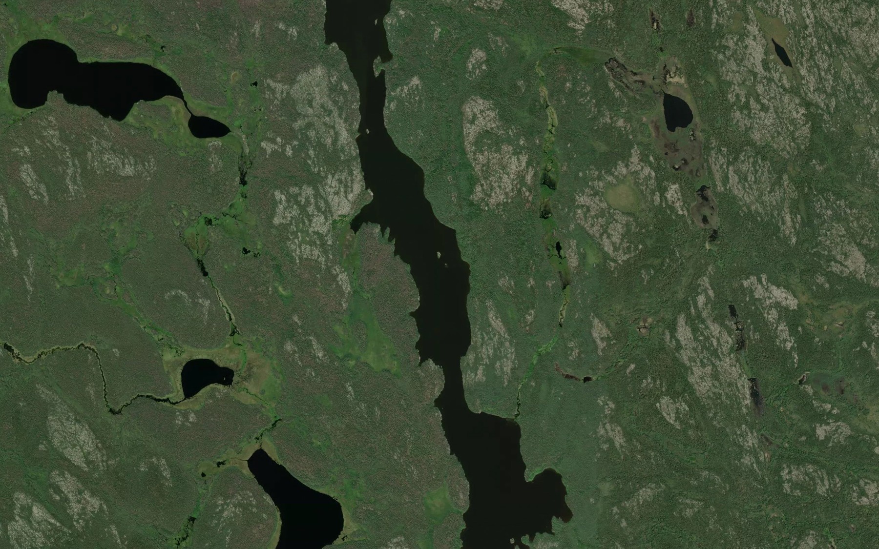 Satellite map of the Kakinokumak Lake