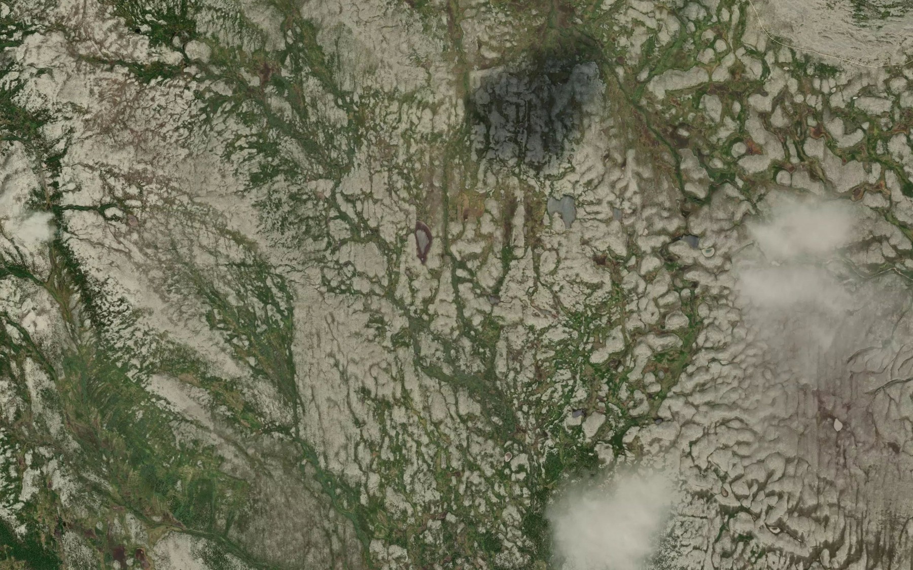 Satellite map of the Gjomtbekken