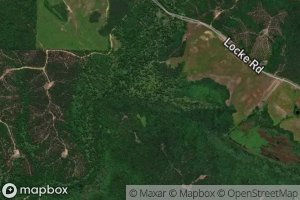 Satellite map of the Nail Creek