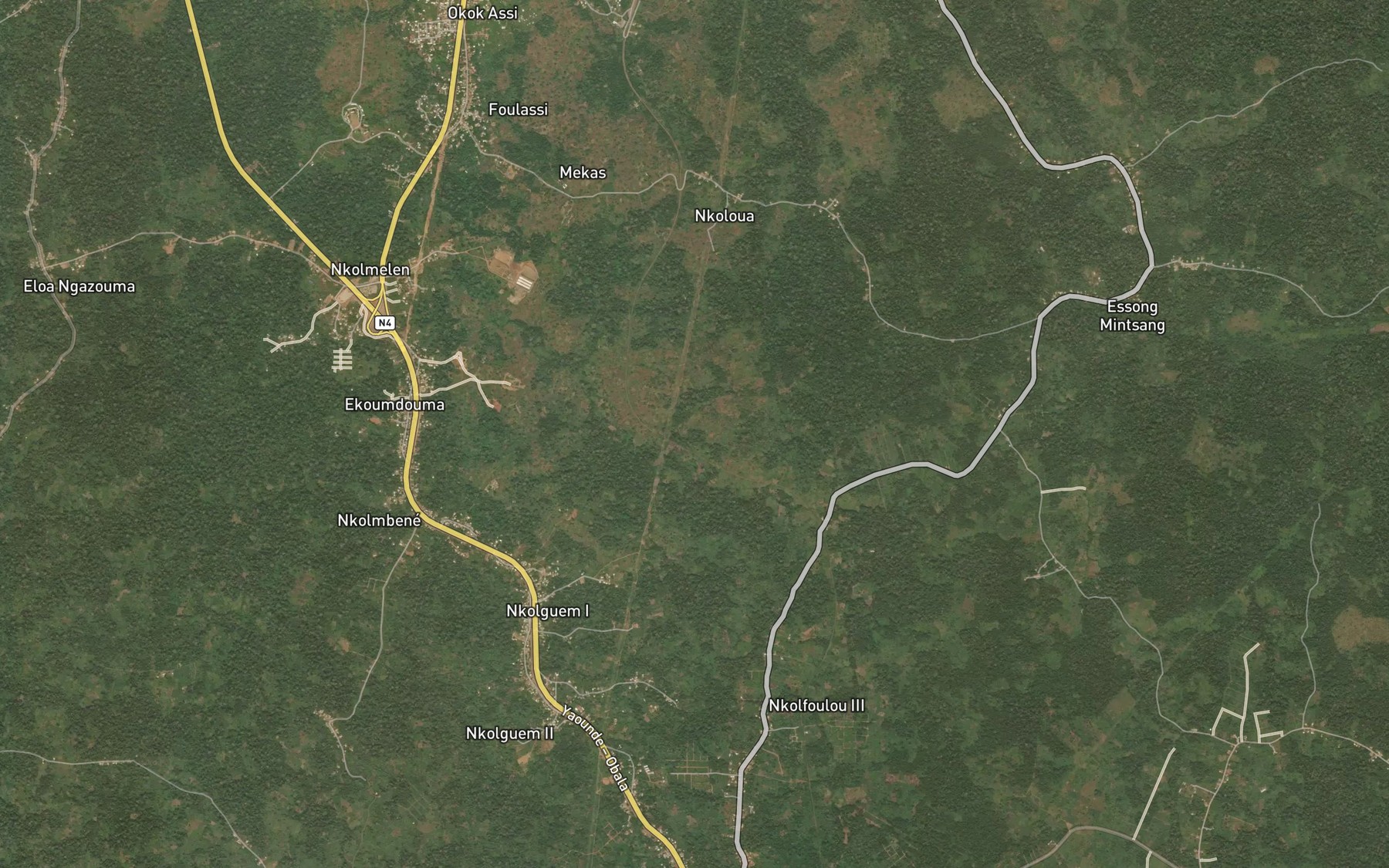 Satellite map of the Foulou