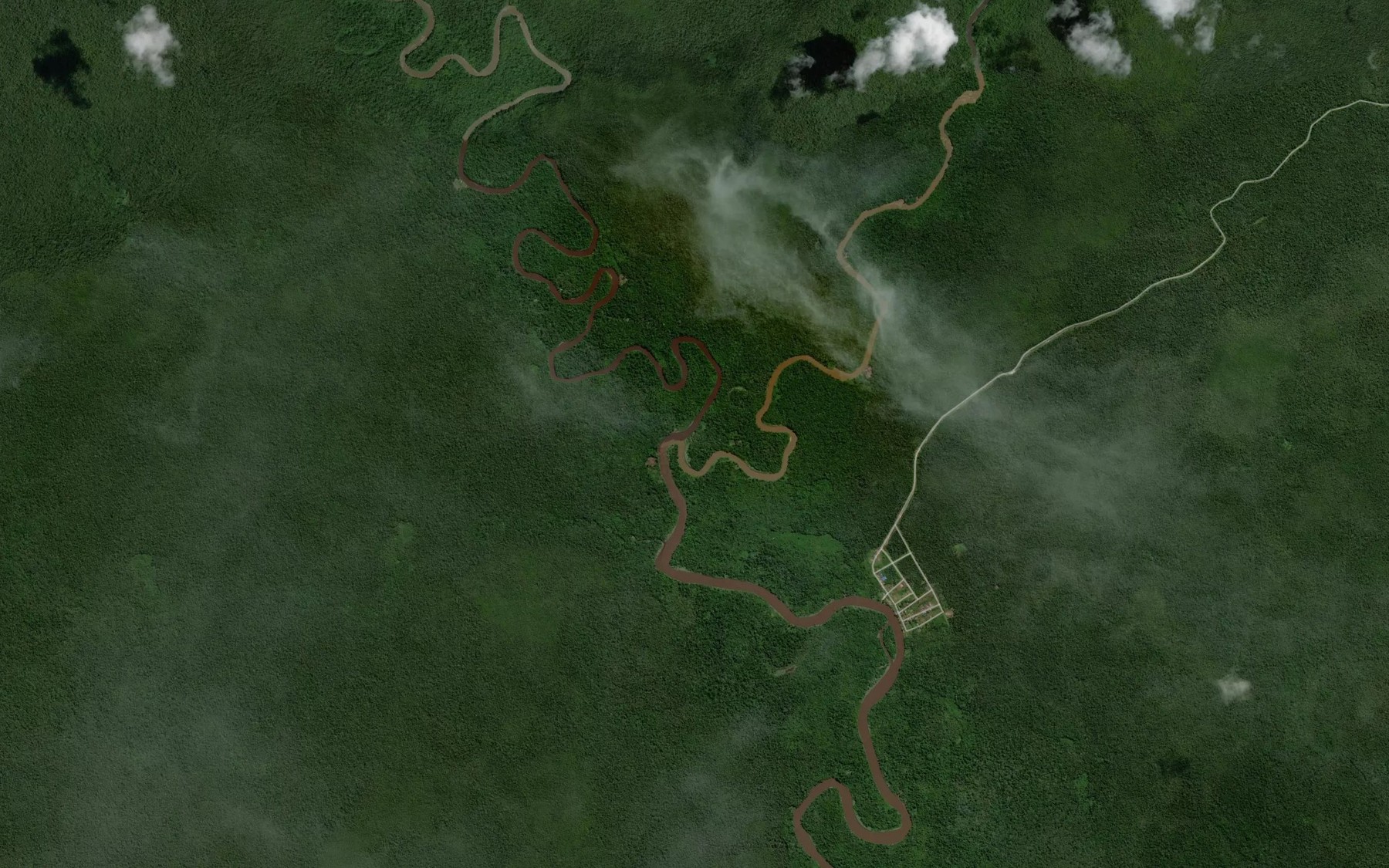 Satellite map of the Sungai Dawi