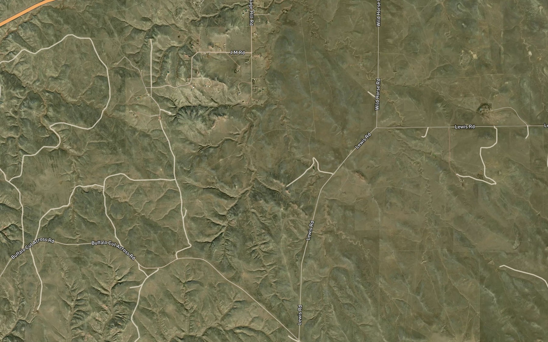 Satellite map of the Mrytle Reservoir