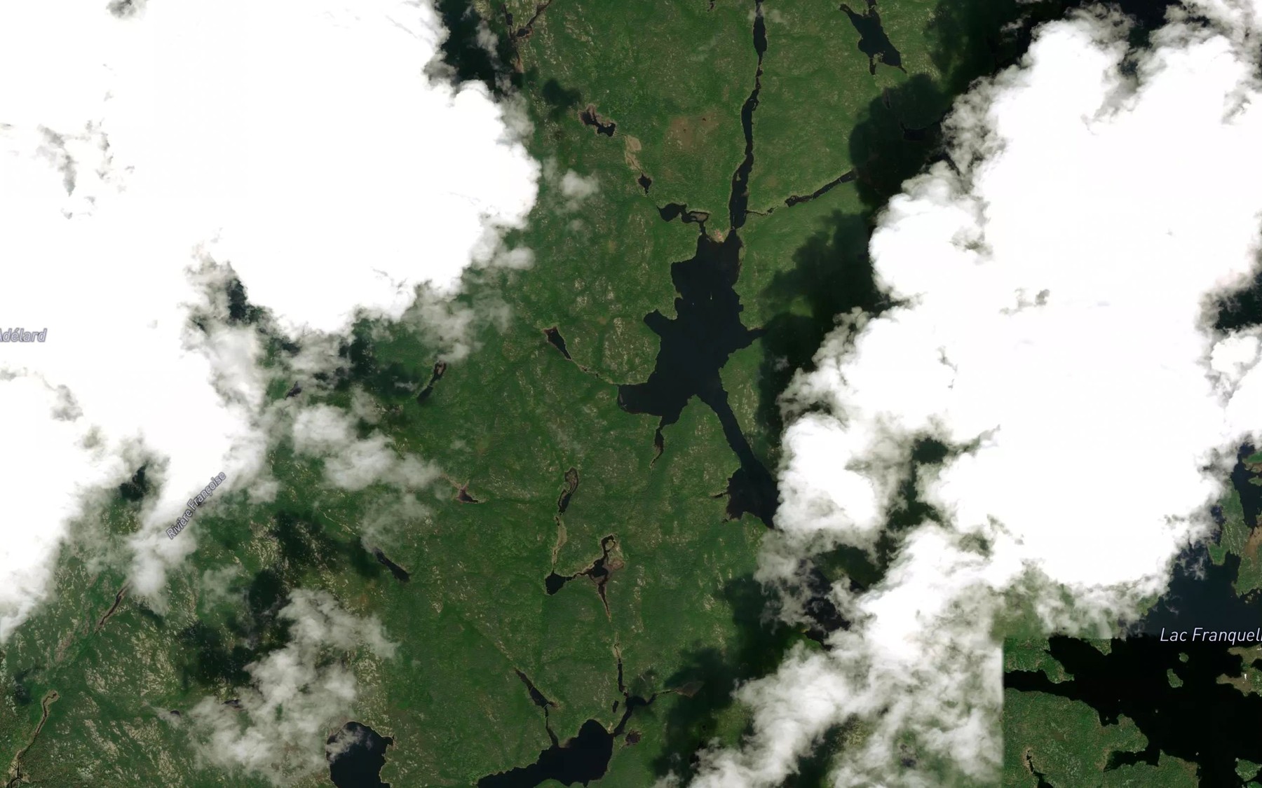 Satellite map of the Baie Saint-Pierre