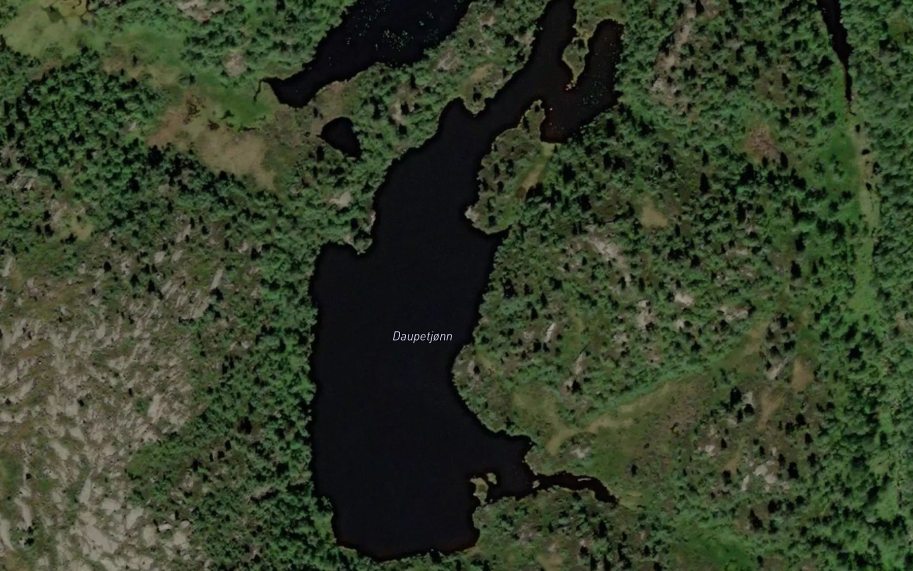 Satellite map of the Daupetjonn