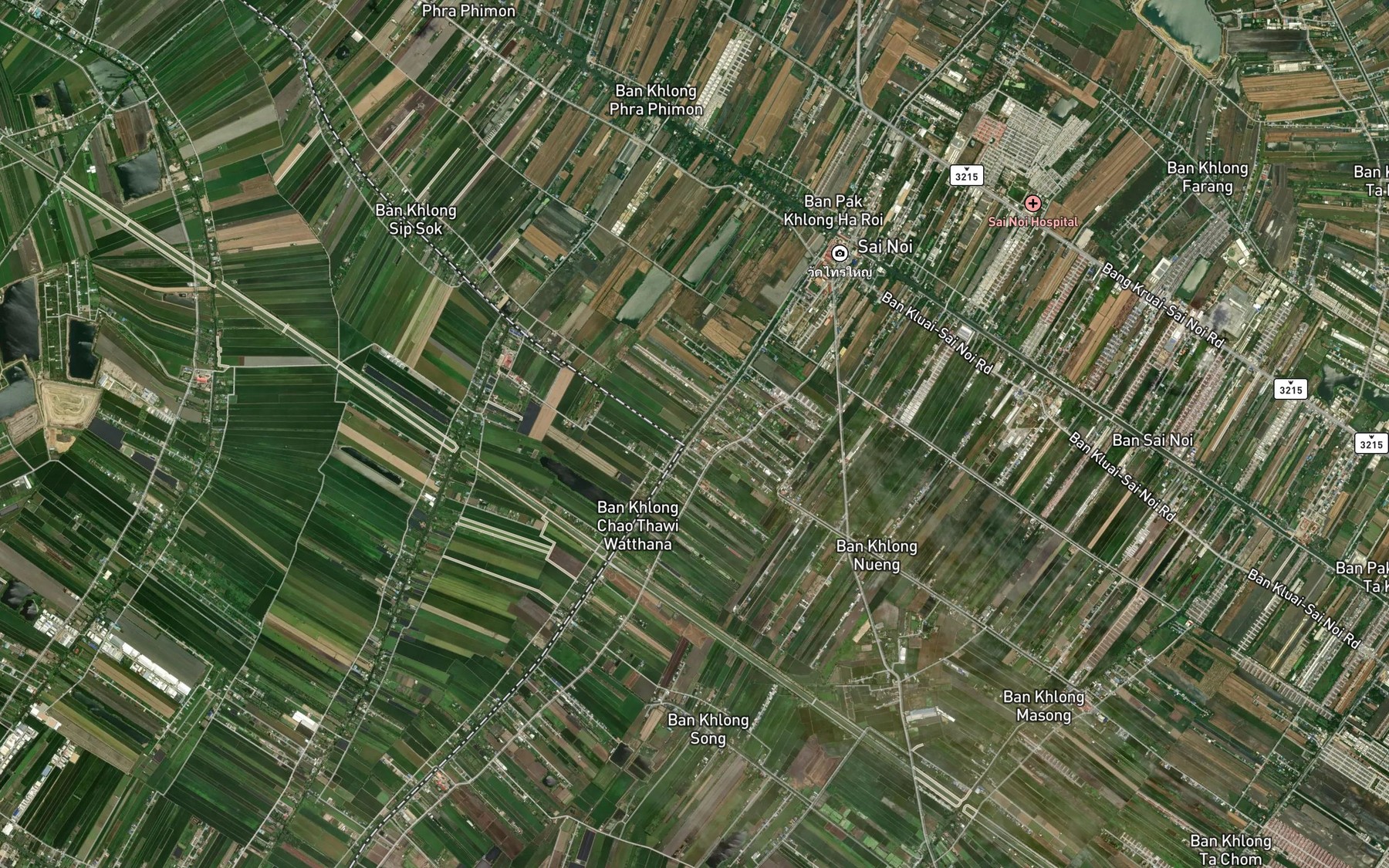 Satellite map of the Khlong Nueng