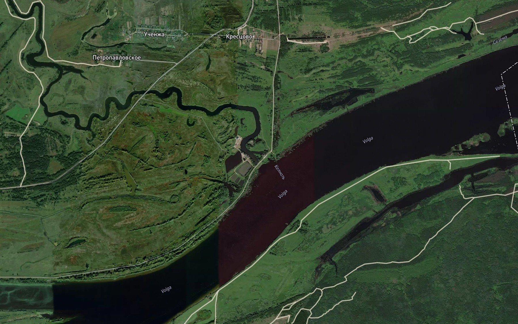Satellite map of the Kelnot'
