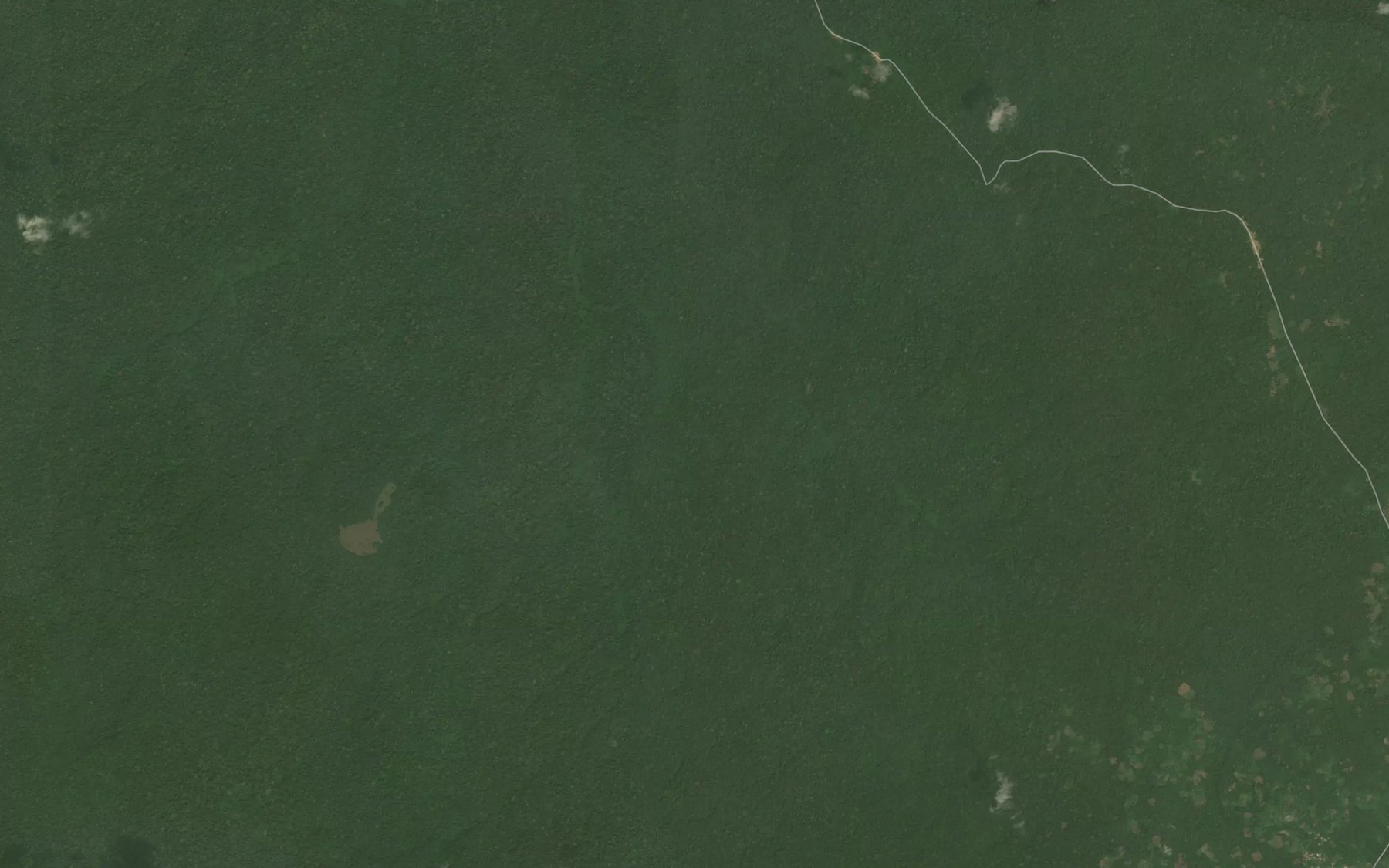 Satellite map of the Ekangui
