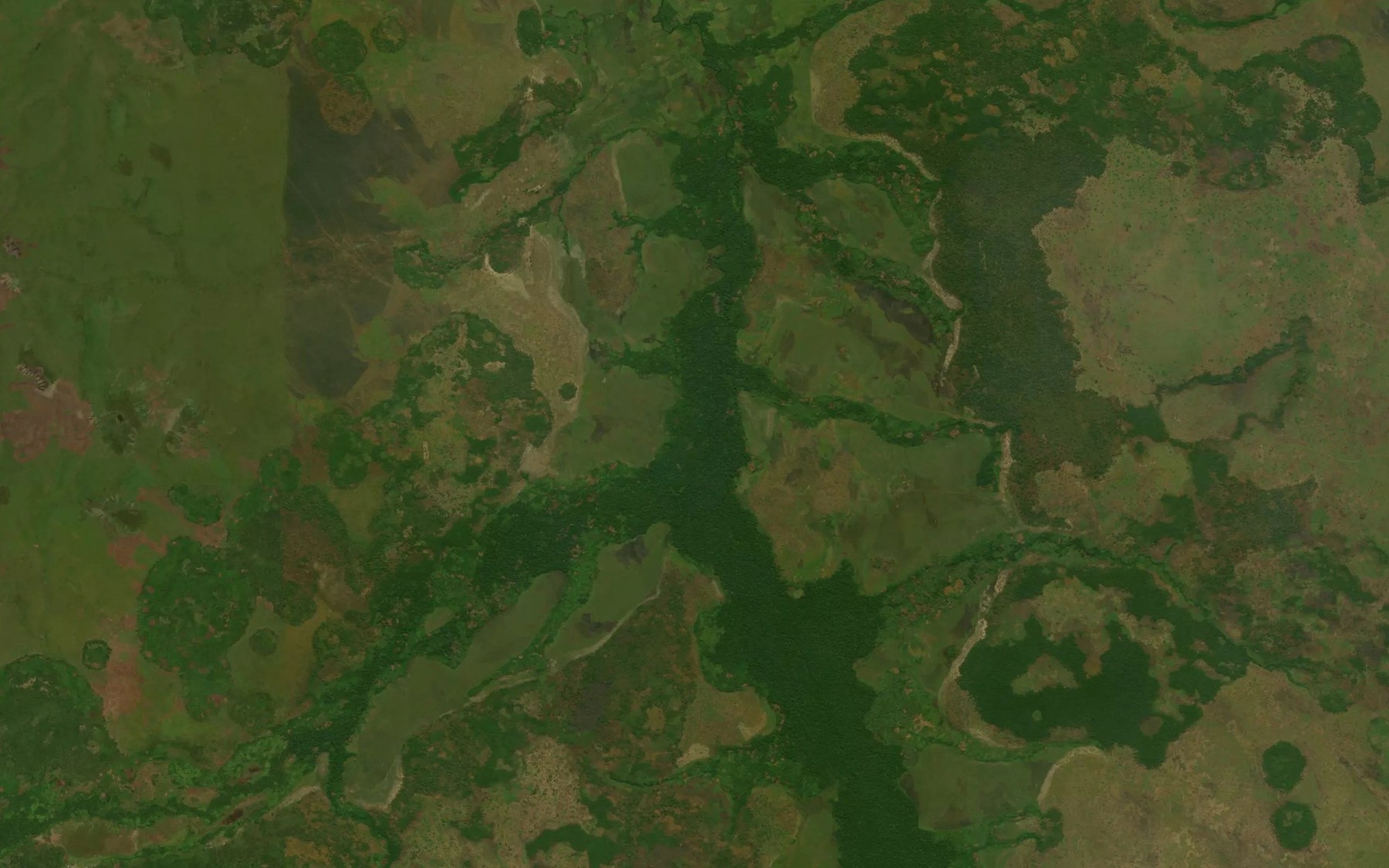 Satellite map of the Mbawu