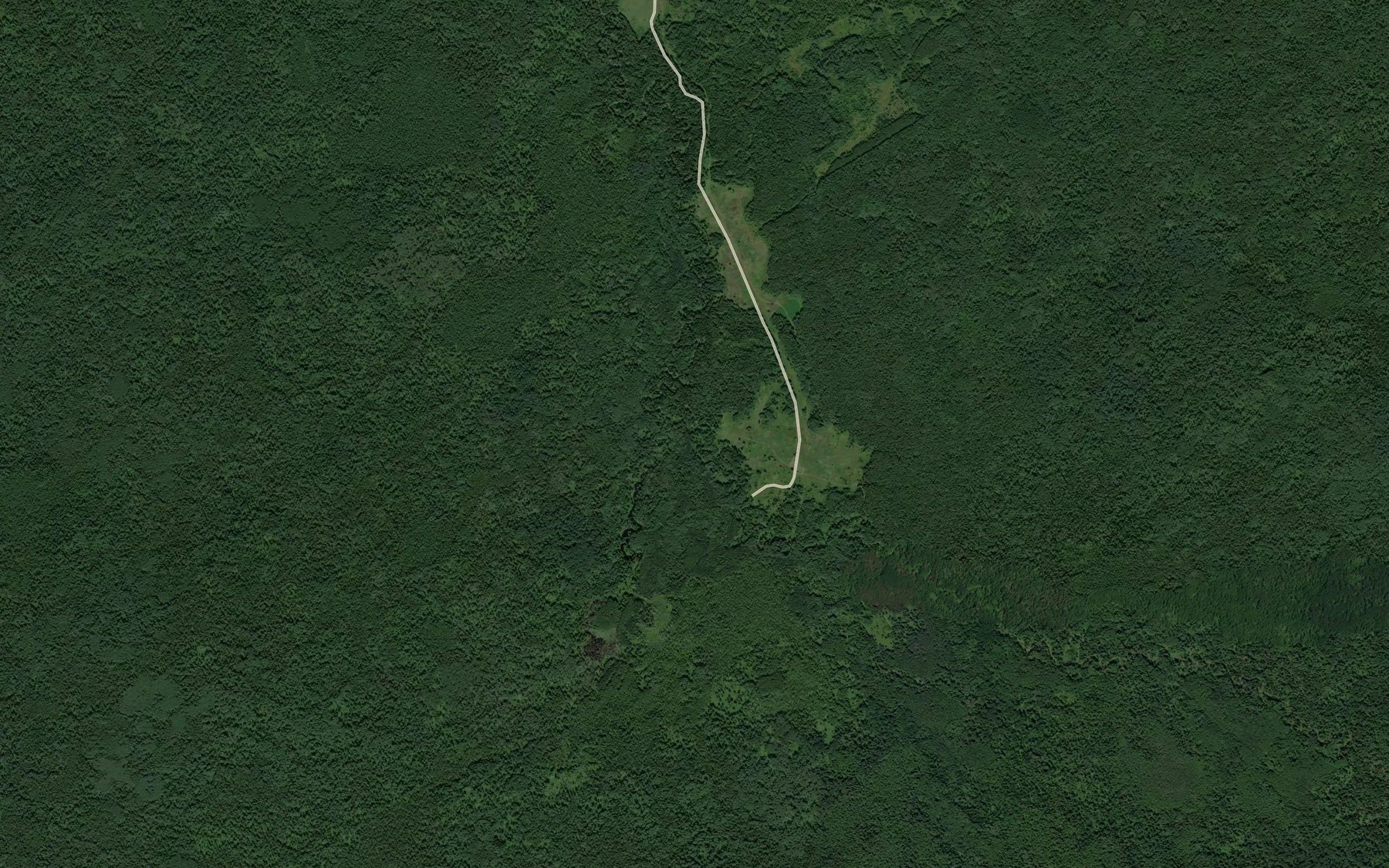 Satellite map of the Poperechnaya