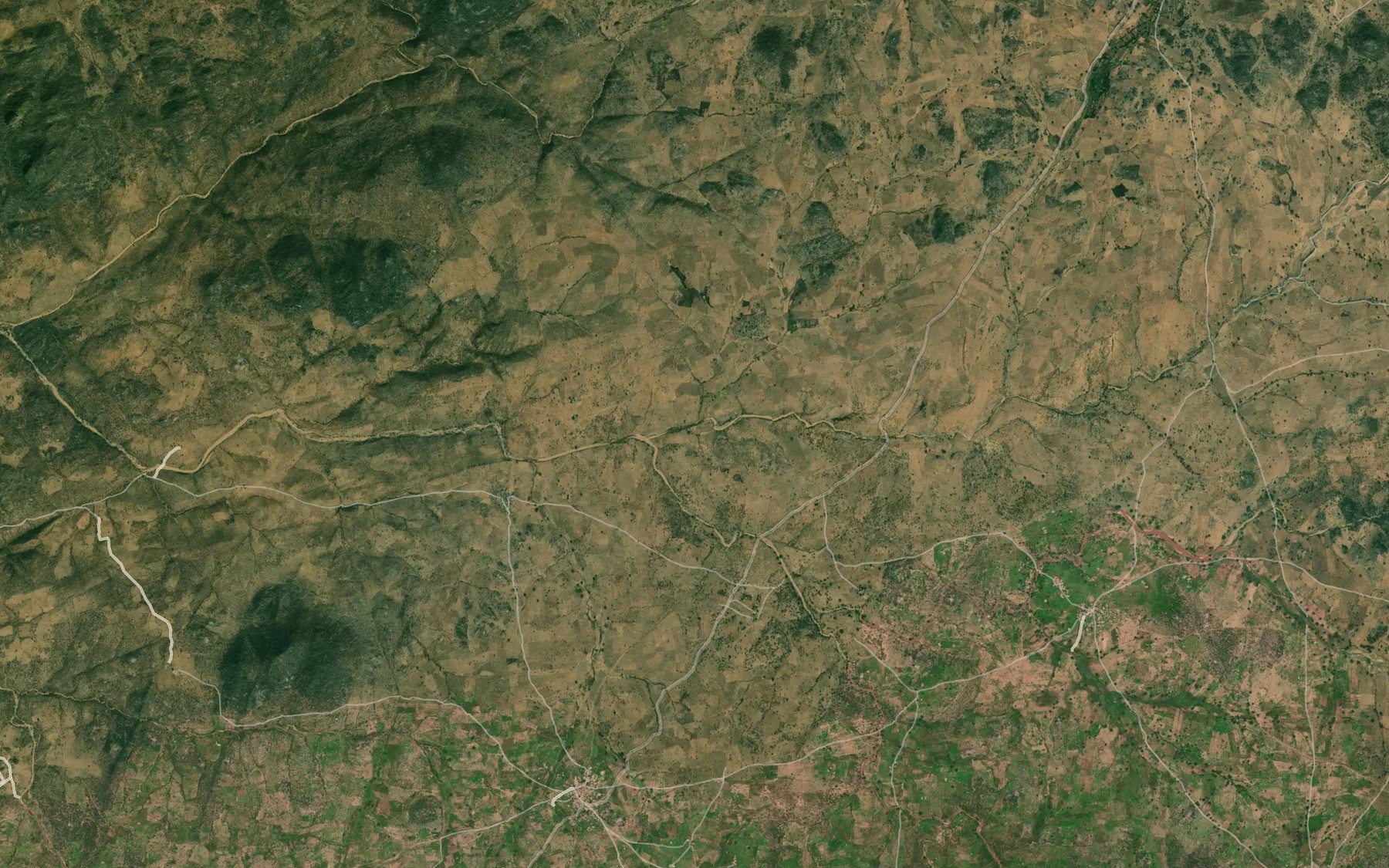 Satellite map of the Mayo Hinda