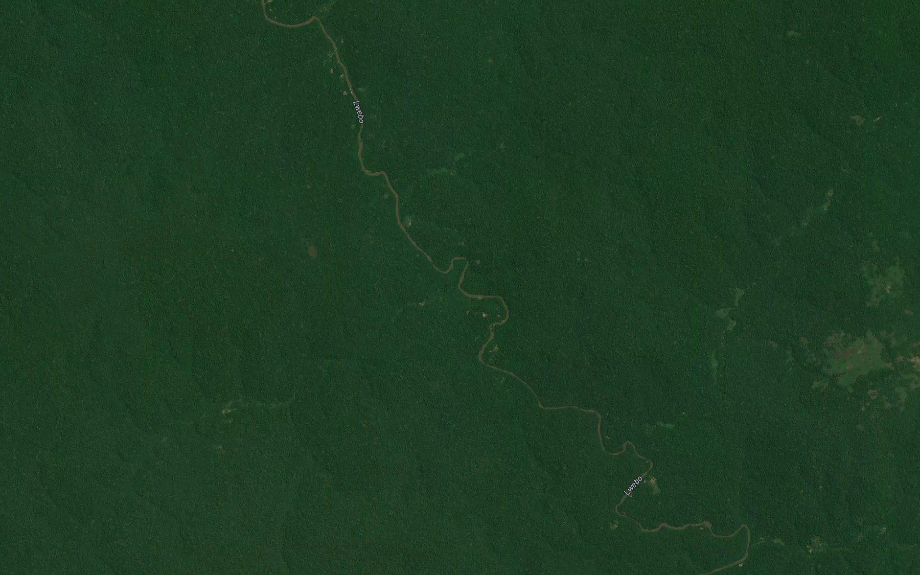 Satellite map of the Lukolongo