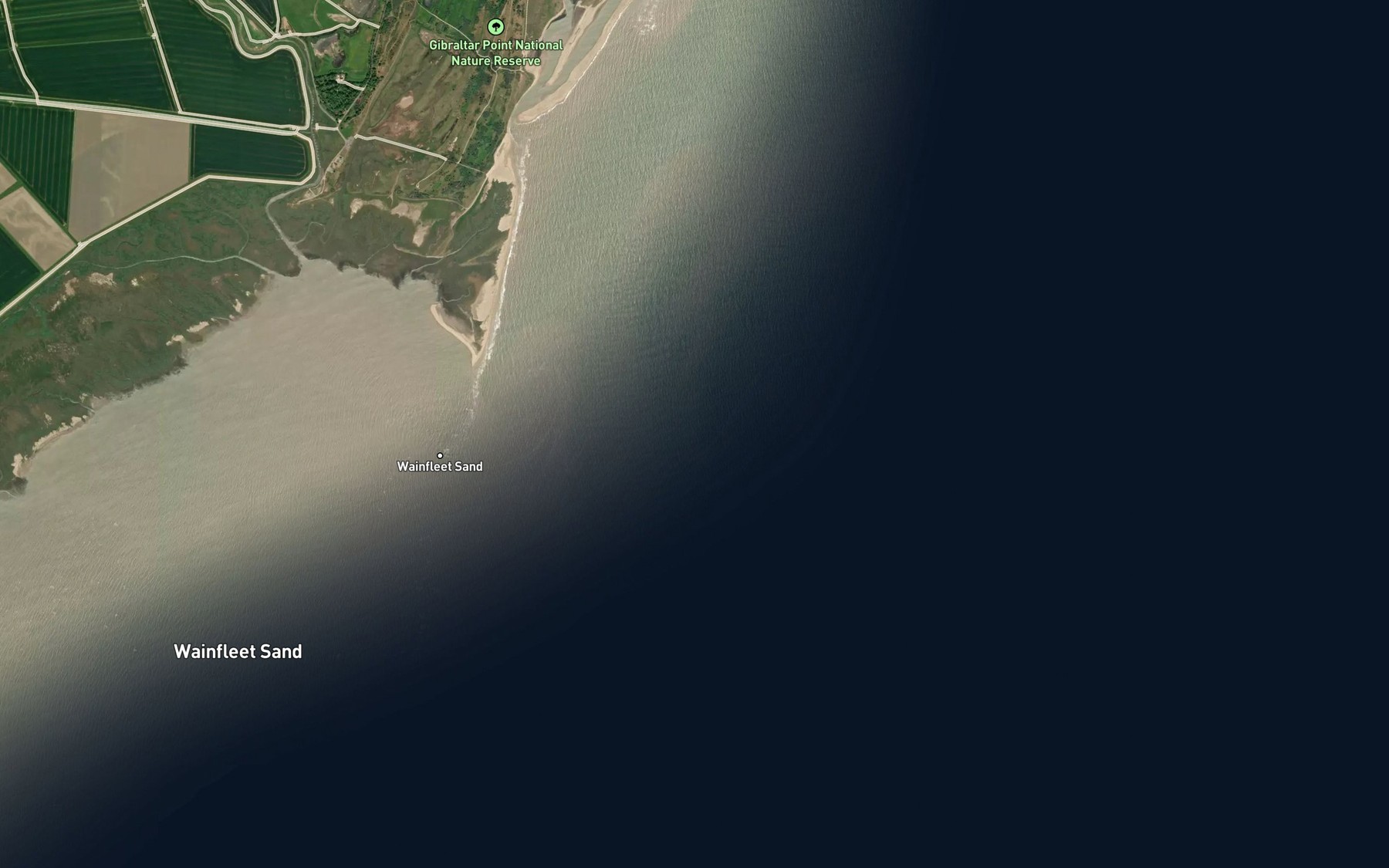Satellite map of the Inner Knock