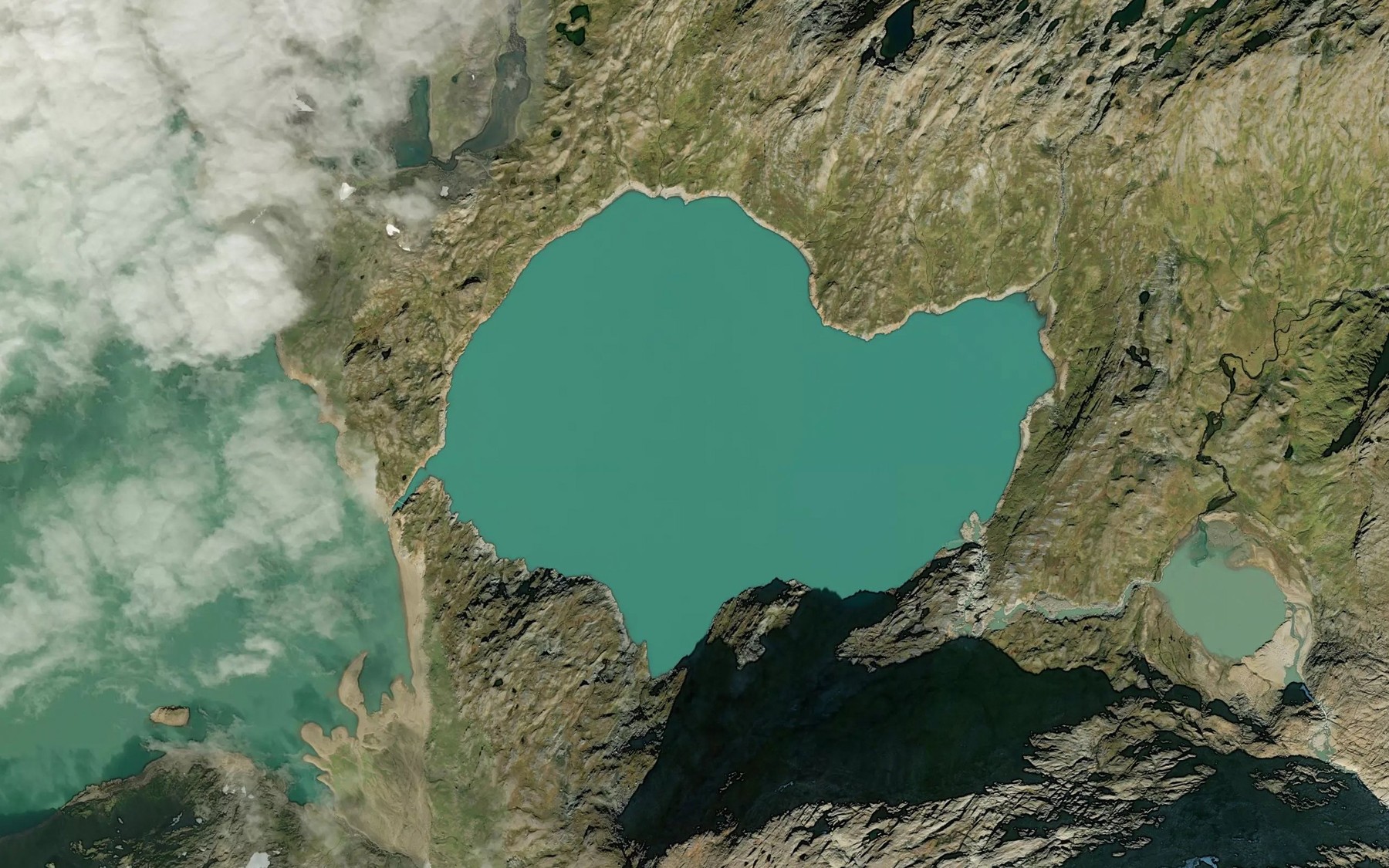 Satellite map of the Rundvatnet