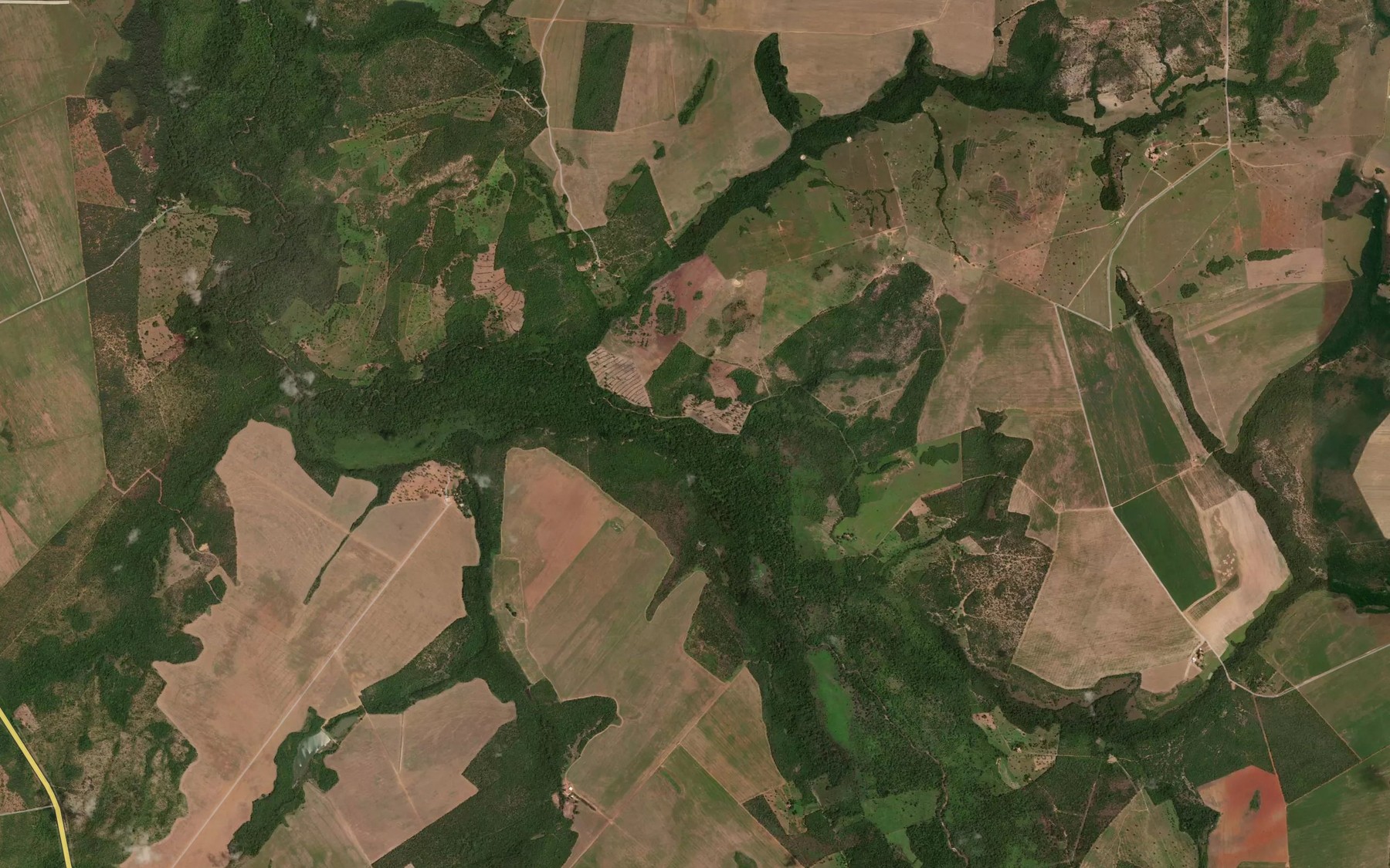 Satellite map of the Corrego Maria Mole
