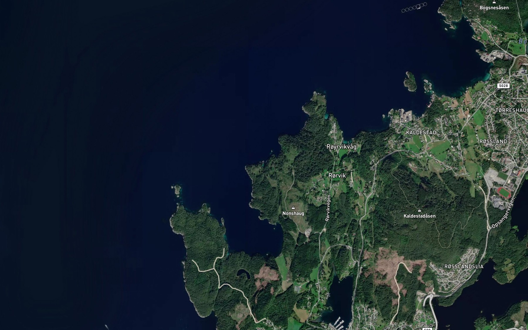 Satellite map of the Vetlehavn