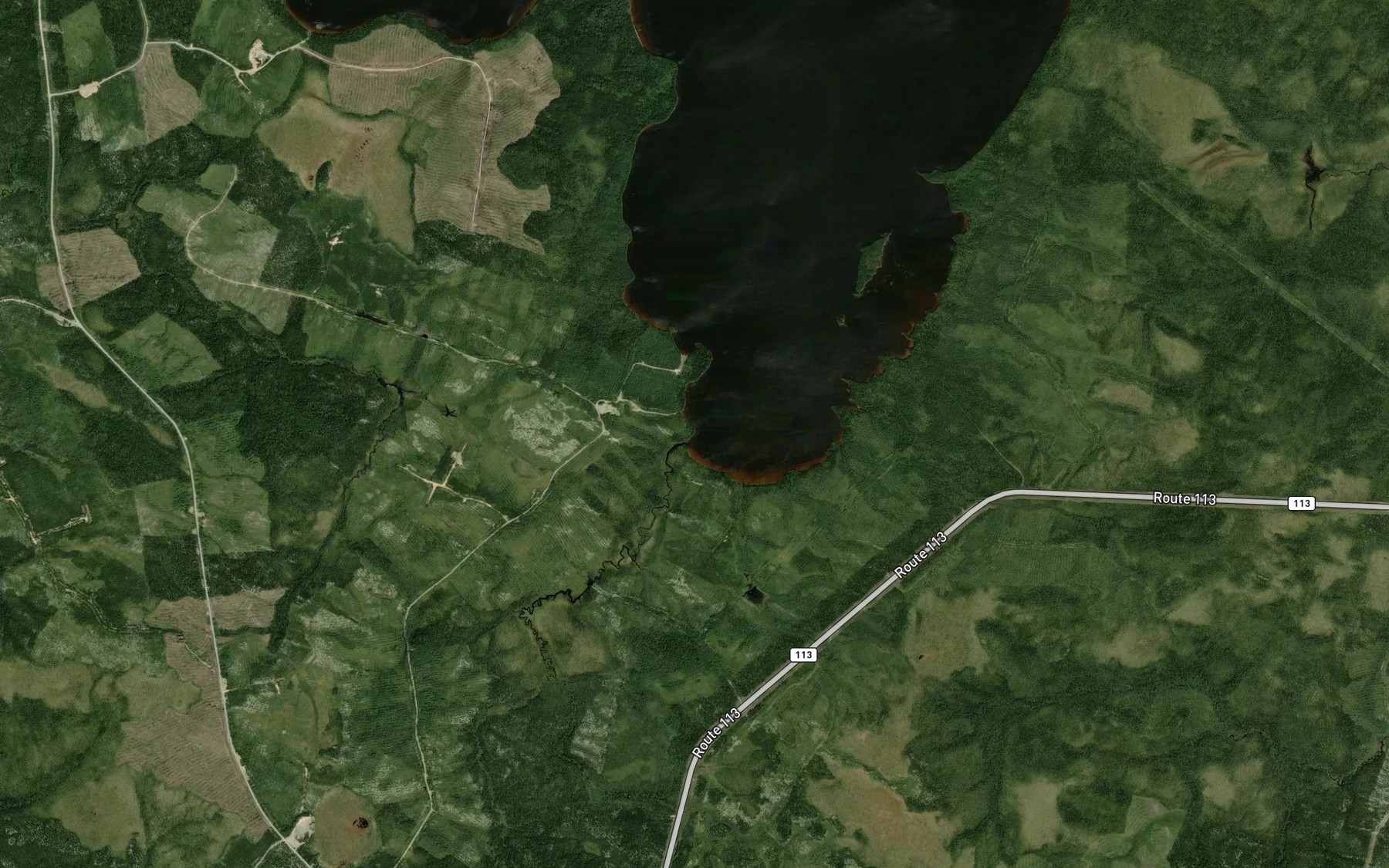 Satellite map of the Baie Gilles