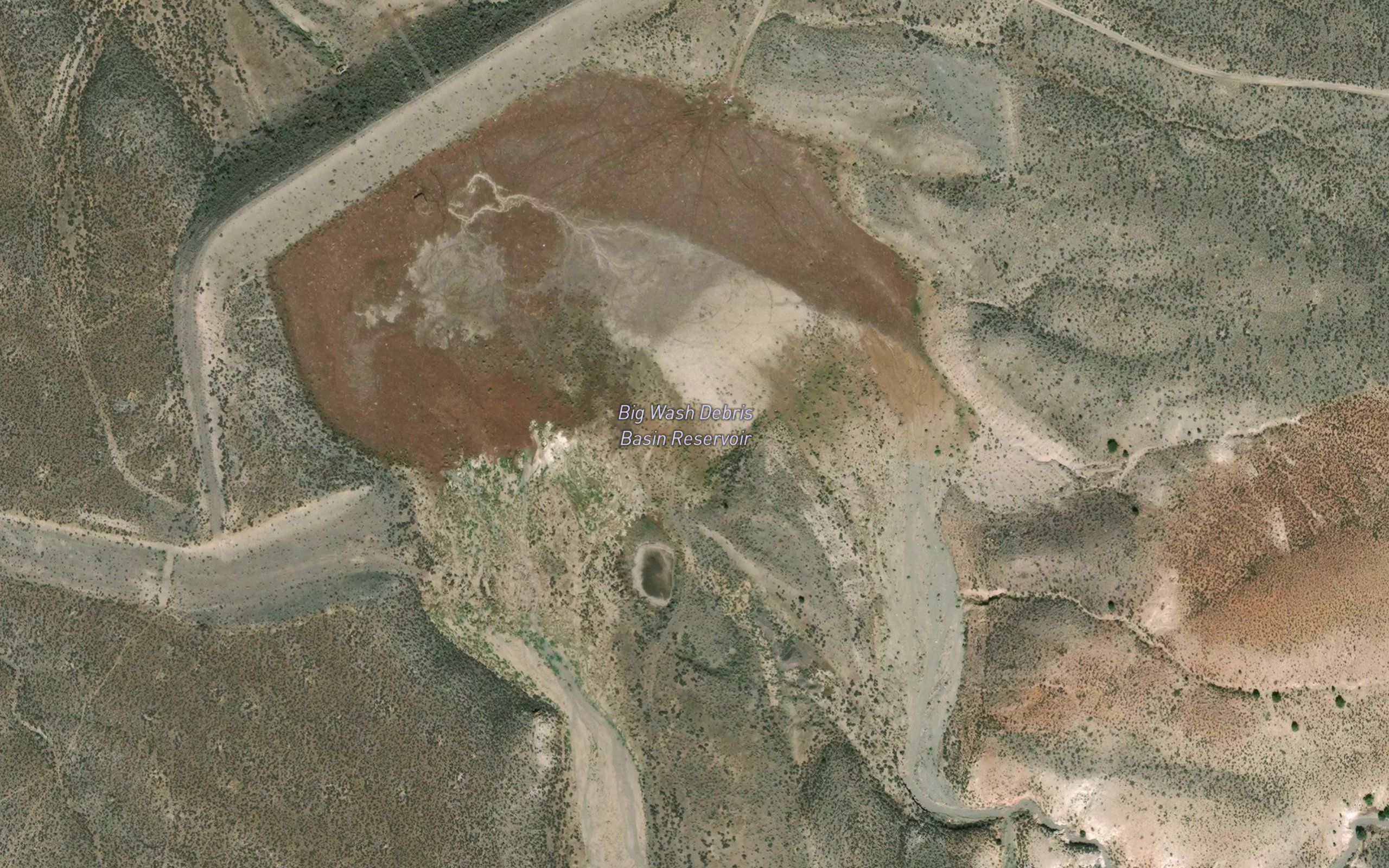 Big Wash Debris Basin Reservoir