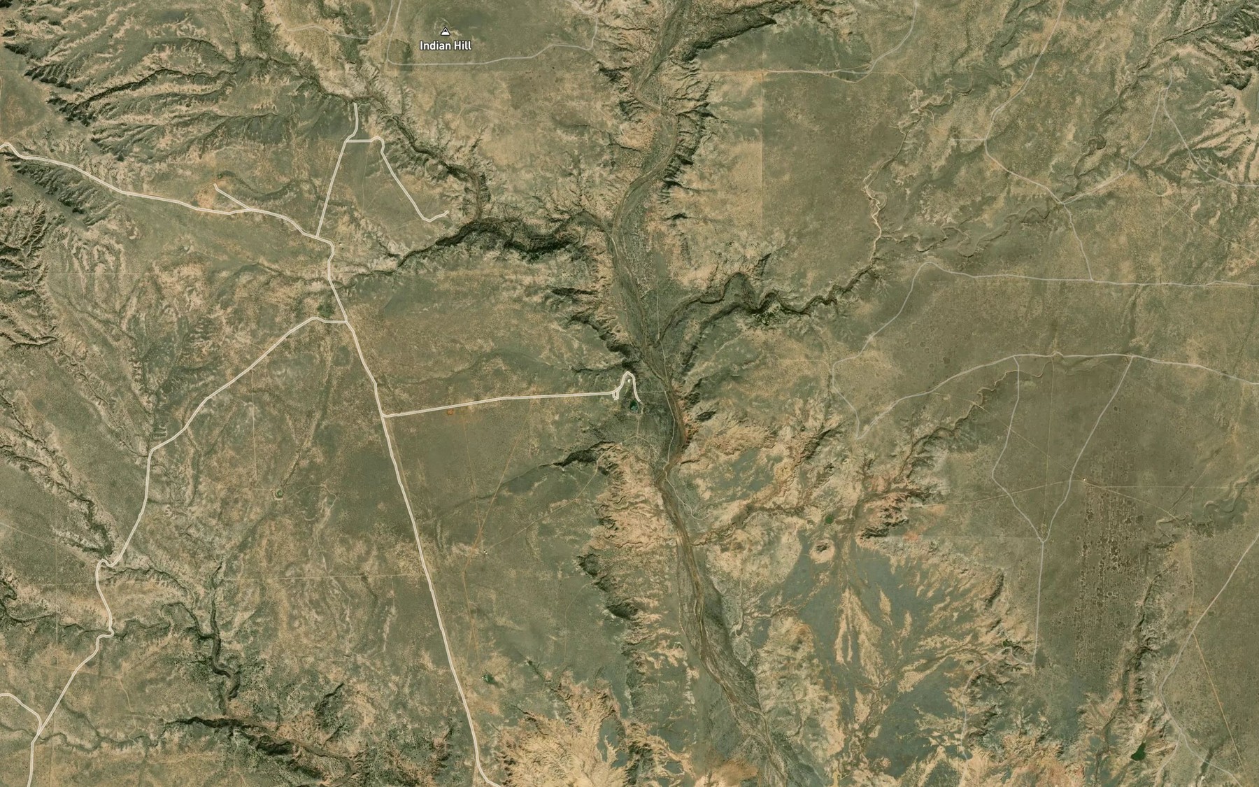 Satellite map of the Collett Springs