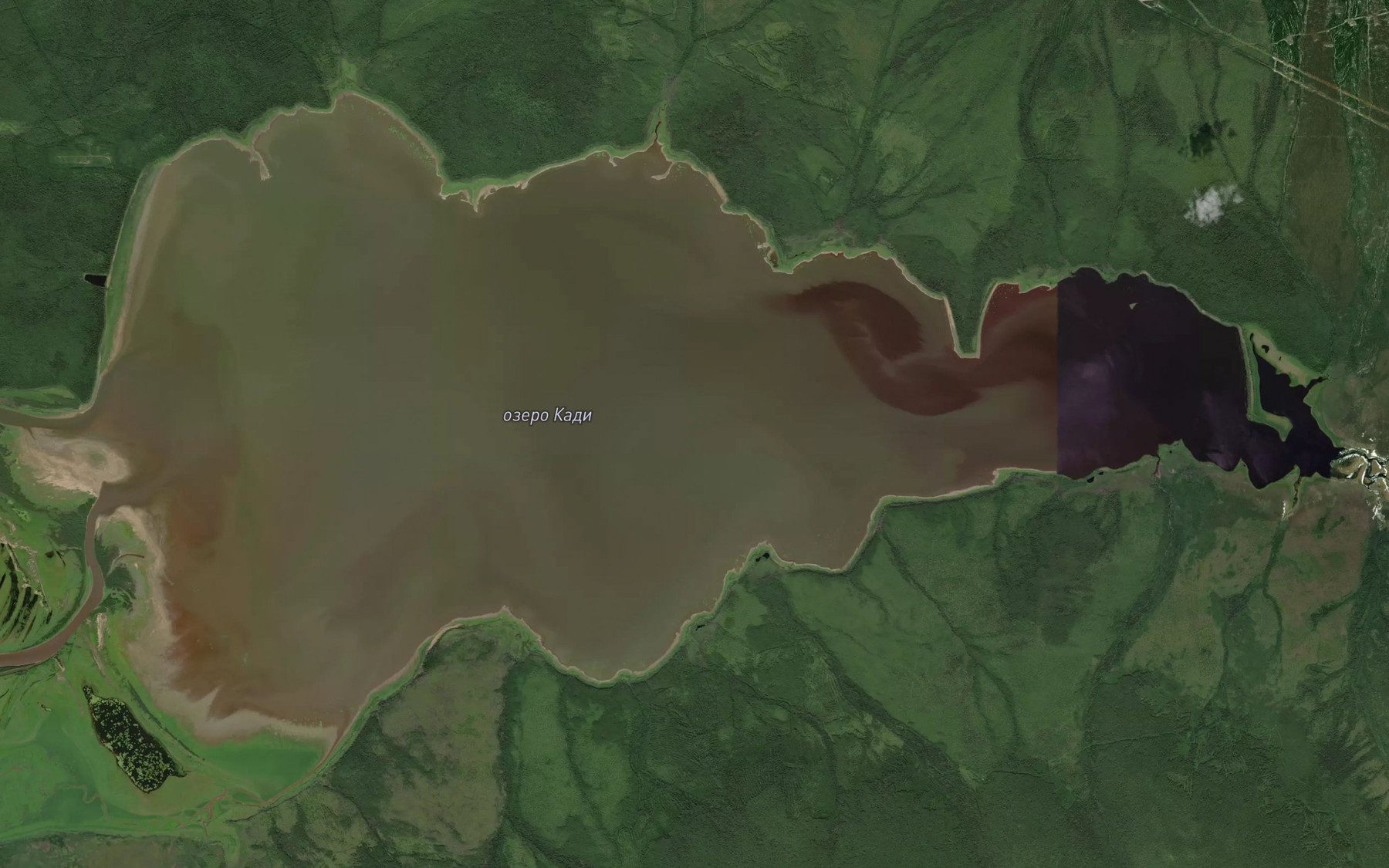 Satellite map of the Ozero Kadi