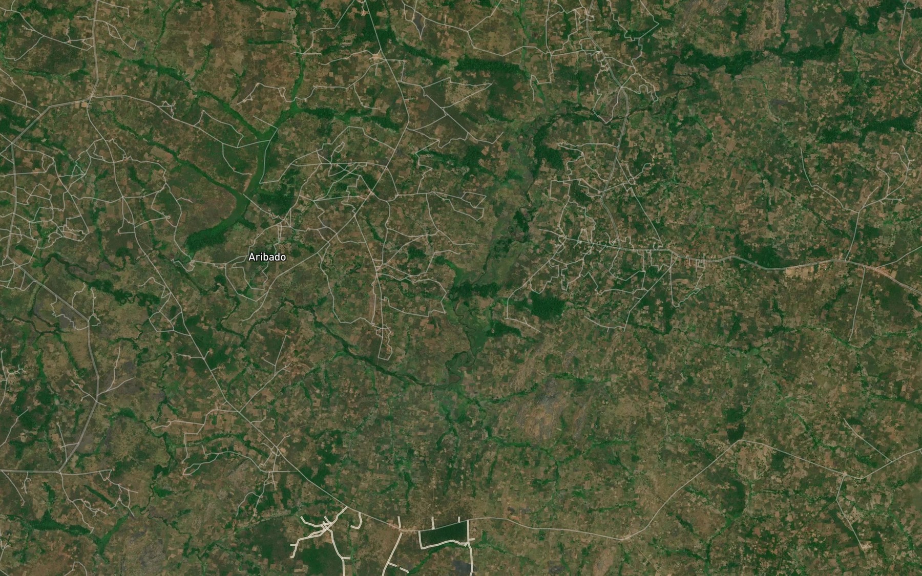 Satellite map of the Gangara