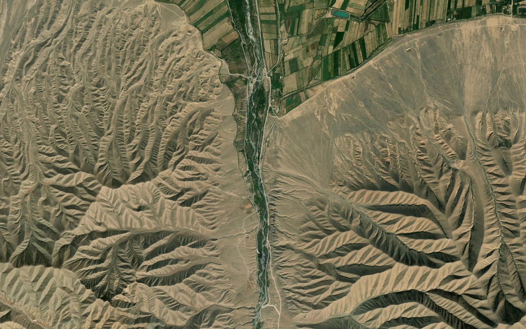 Satellite map of the Aryk Kyzyldzhar