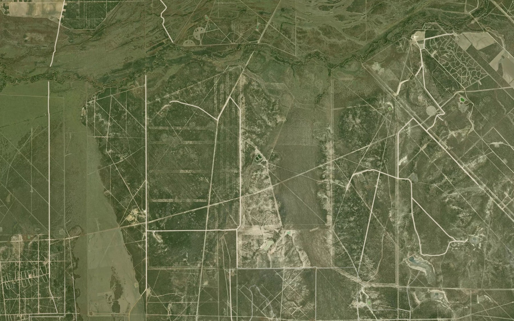 Satellite map of the Charamusca Lake Number 7