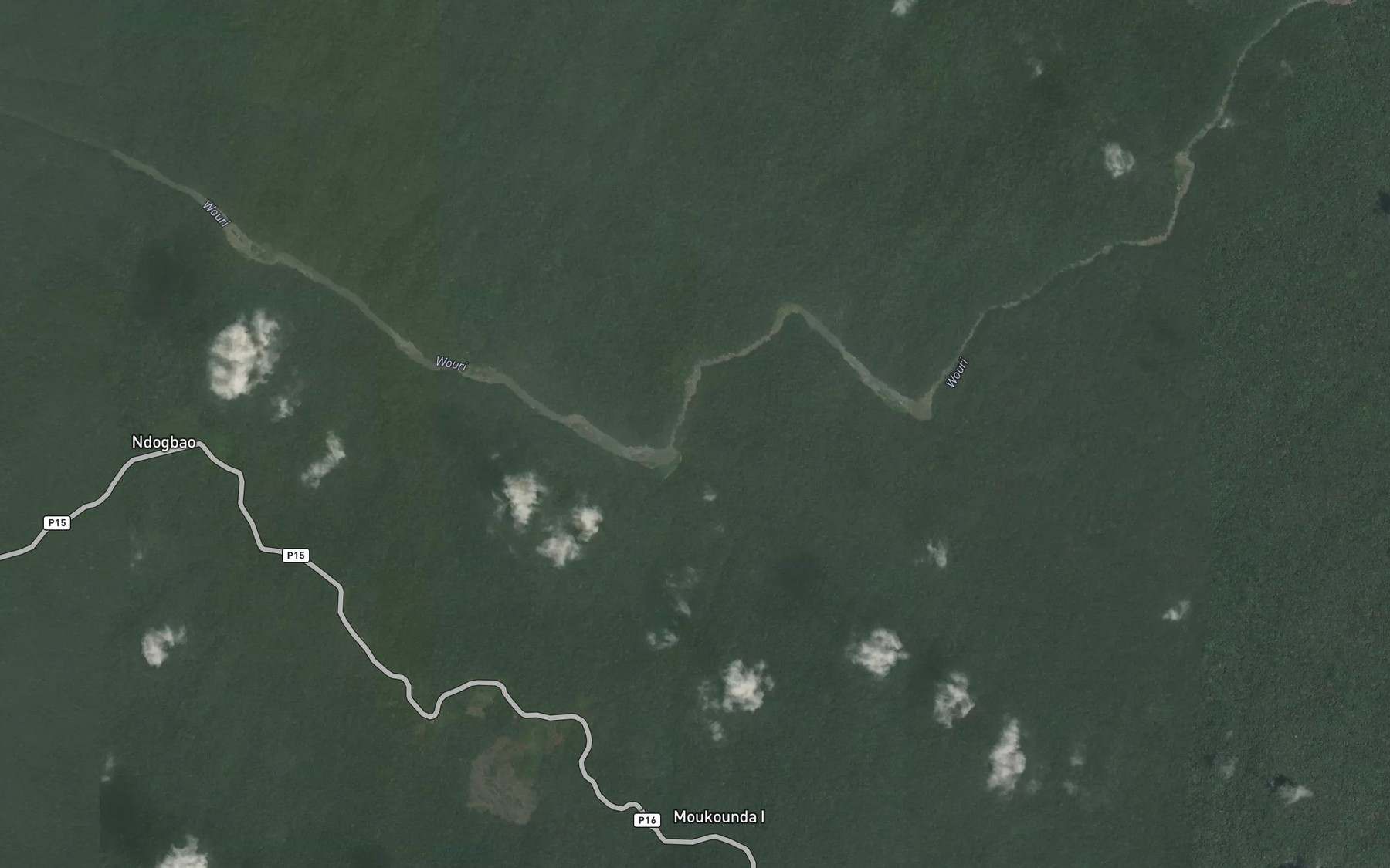 Satellite map of the Masaka