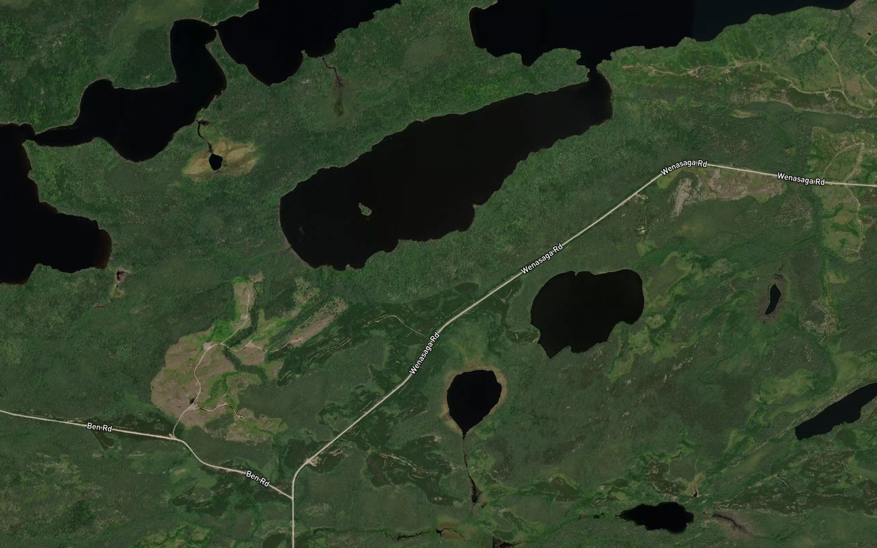 Satellite map of the Wassa Bay