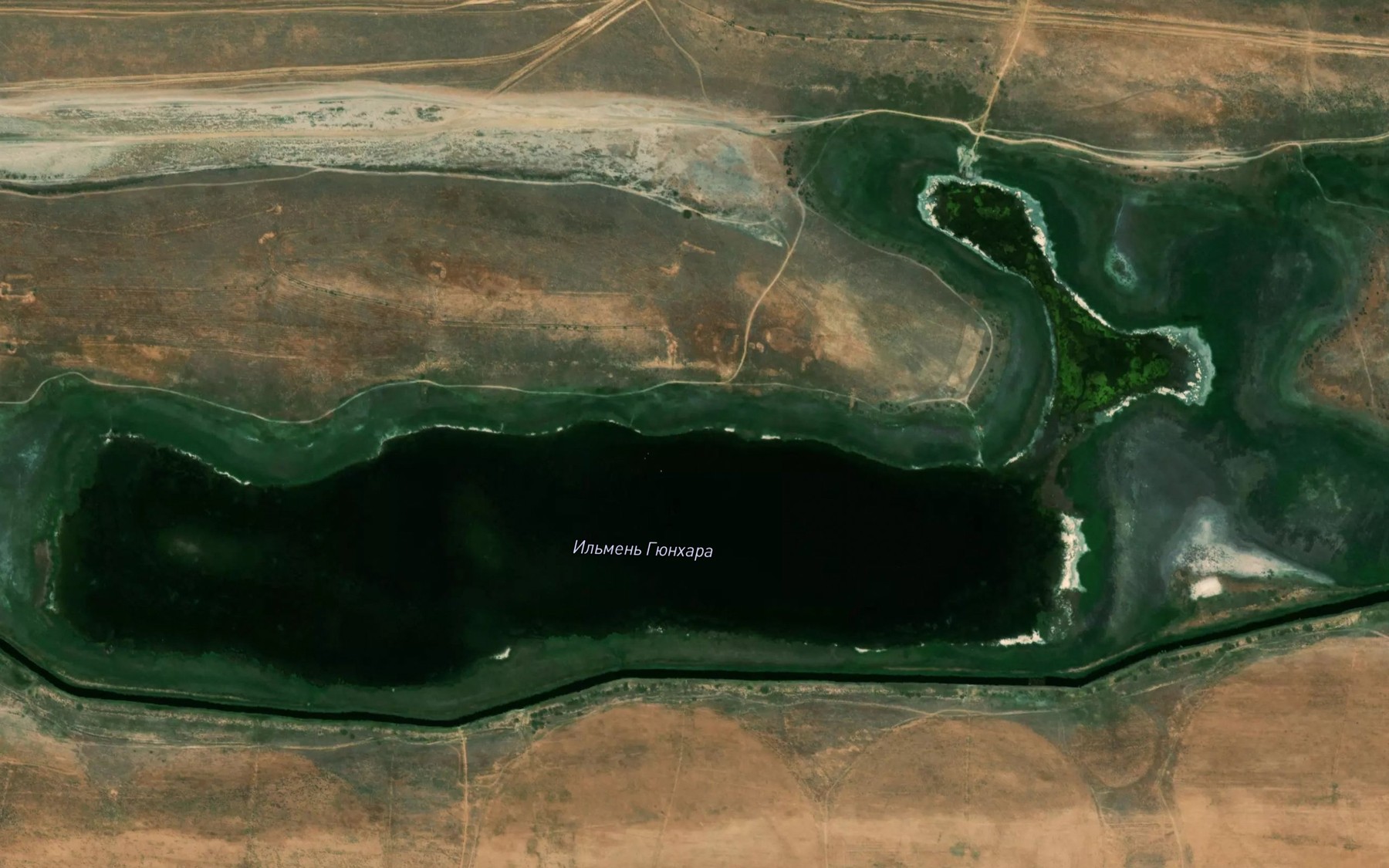 Satellite map of the Il'men' Gyunkhara