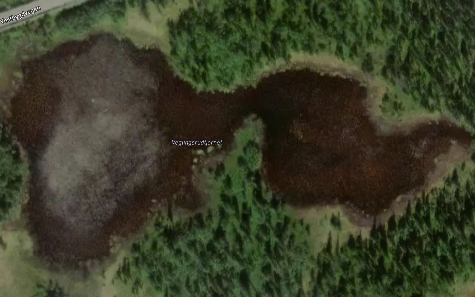 Satellite map of the Veglingsrudtjednet