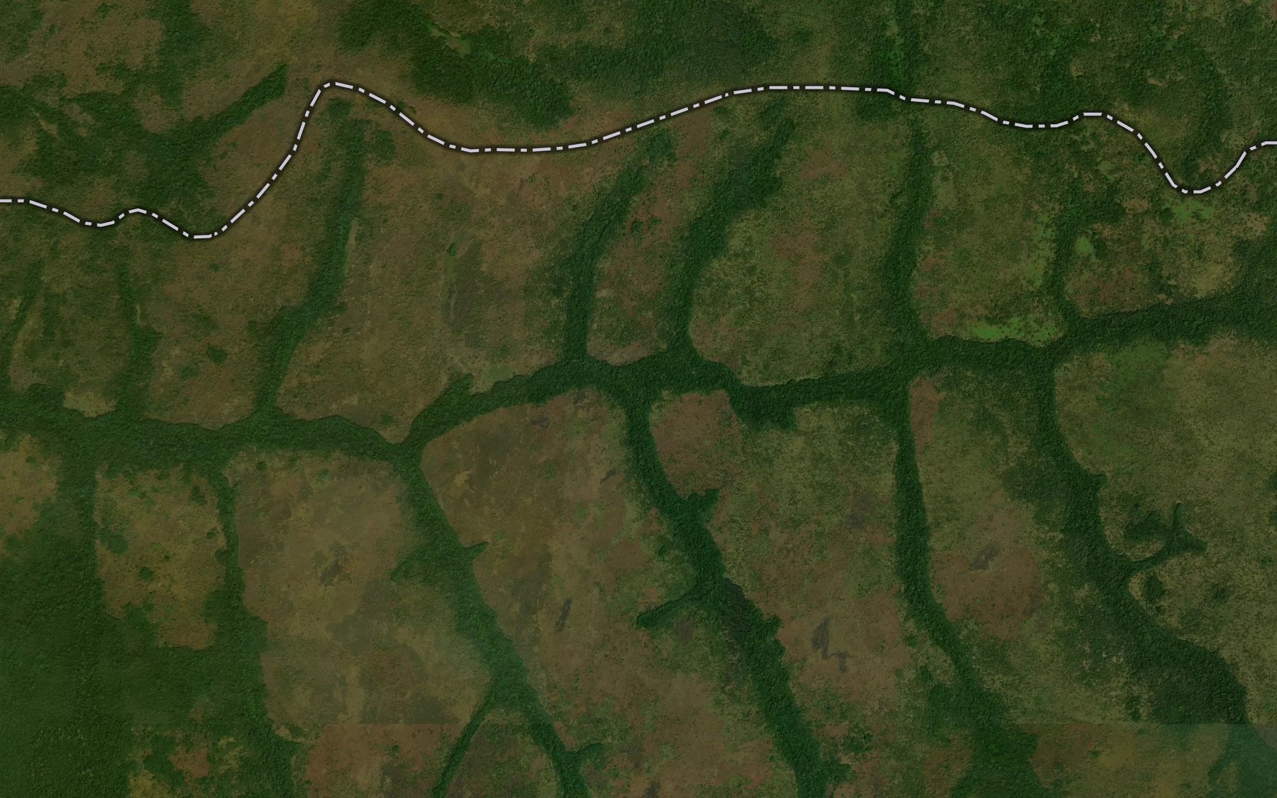 Satellite map of the Motuku