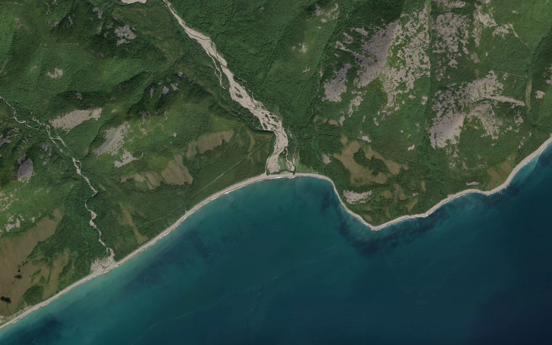 Satellite map of the Turka