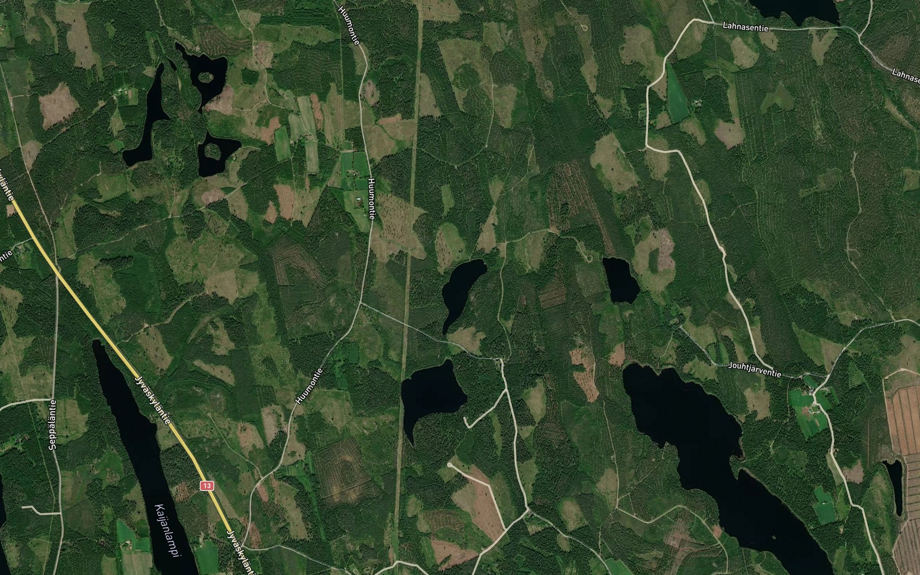 Satellite map of the Liinalampi