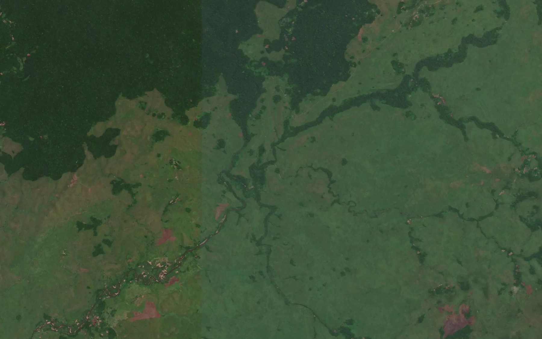 Satellite map of the Nzoula
