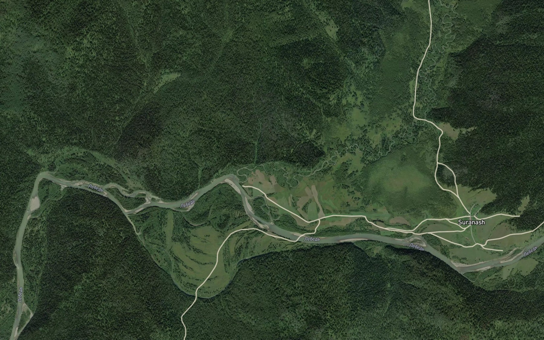 Satellite map of the Ata