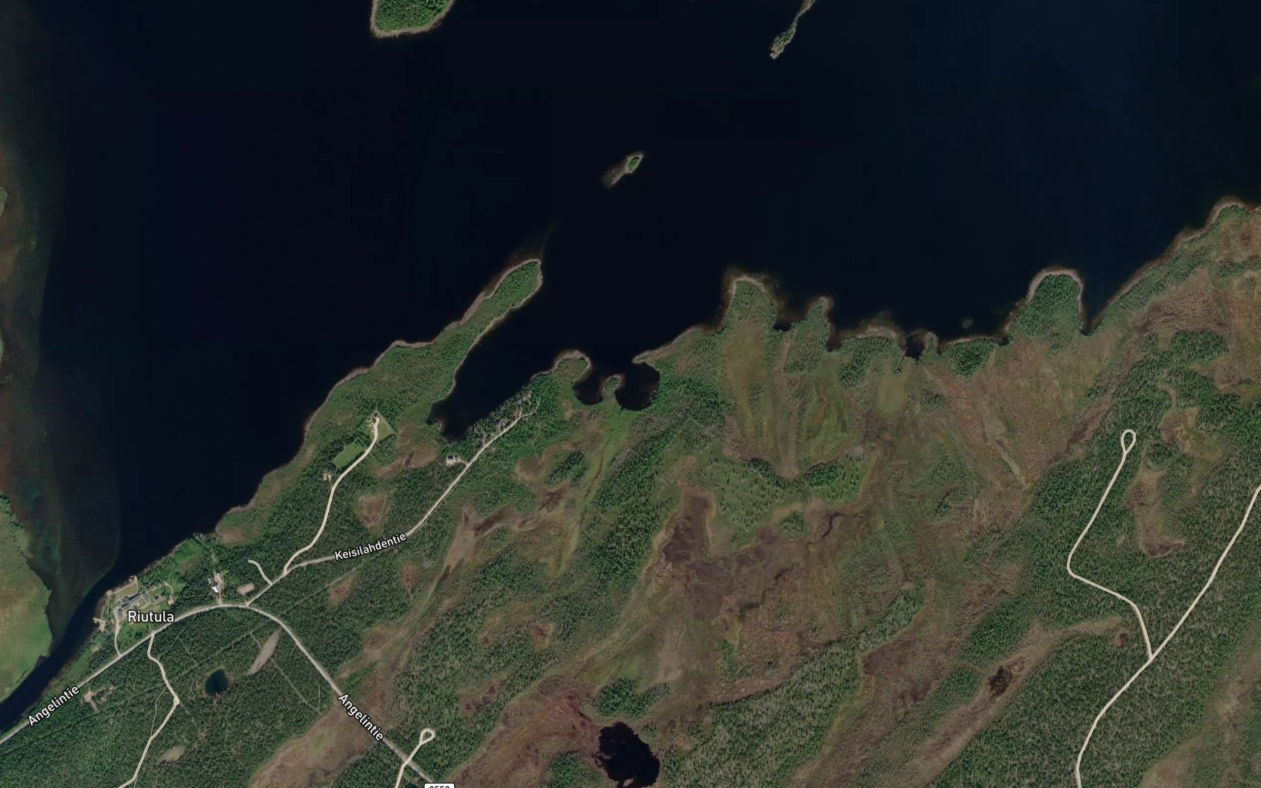 Satellite map of the Mikonojansuu