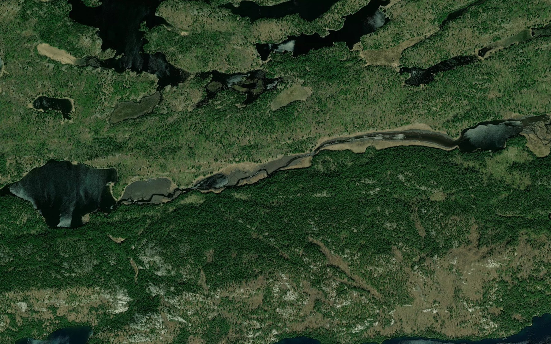 Satellite map of the Murray Lake