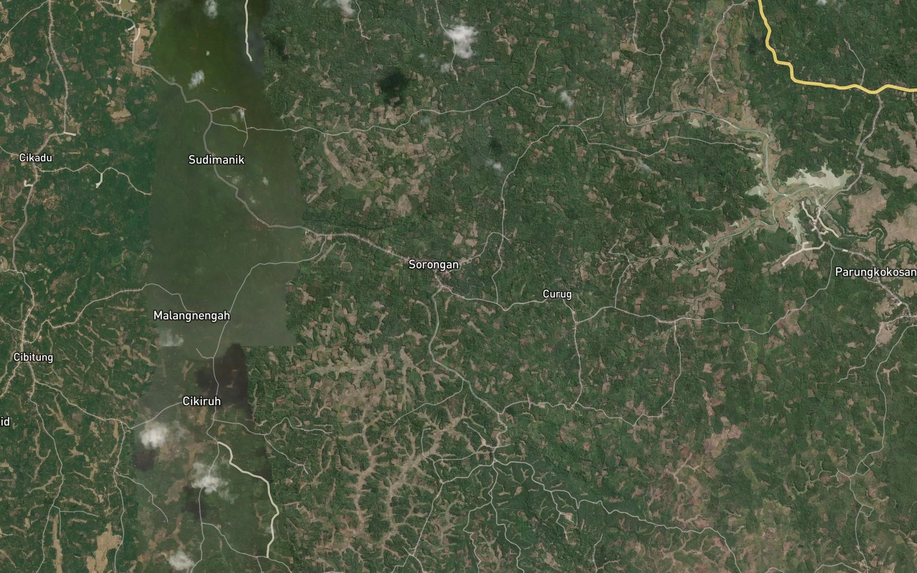 Satellite map of the Ci Mahpar