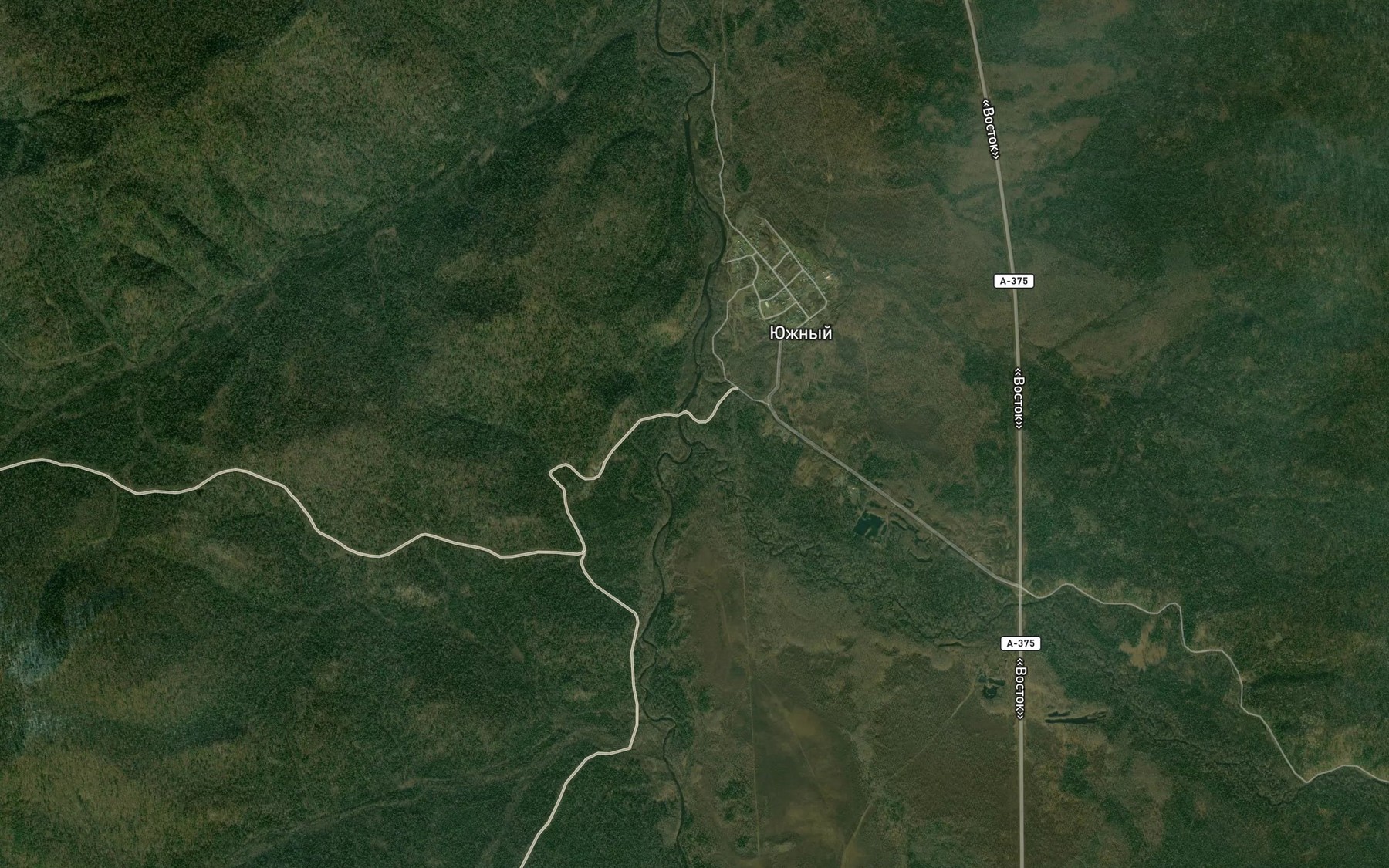 Satellite map of the Balaza