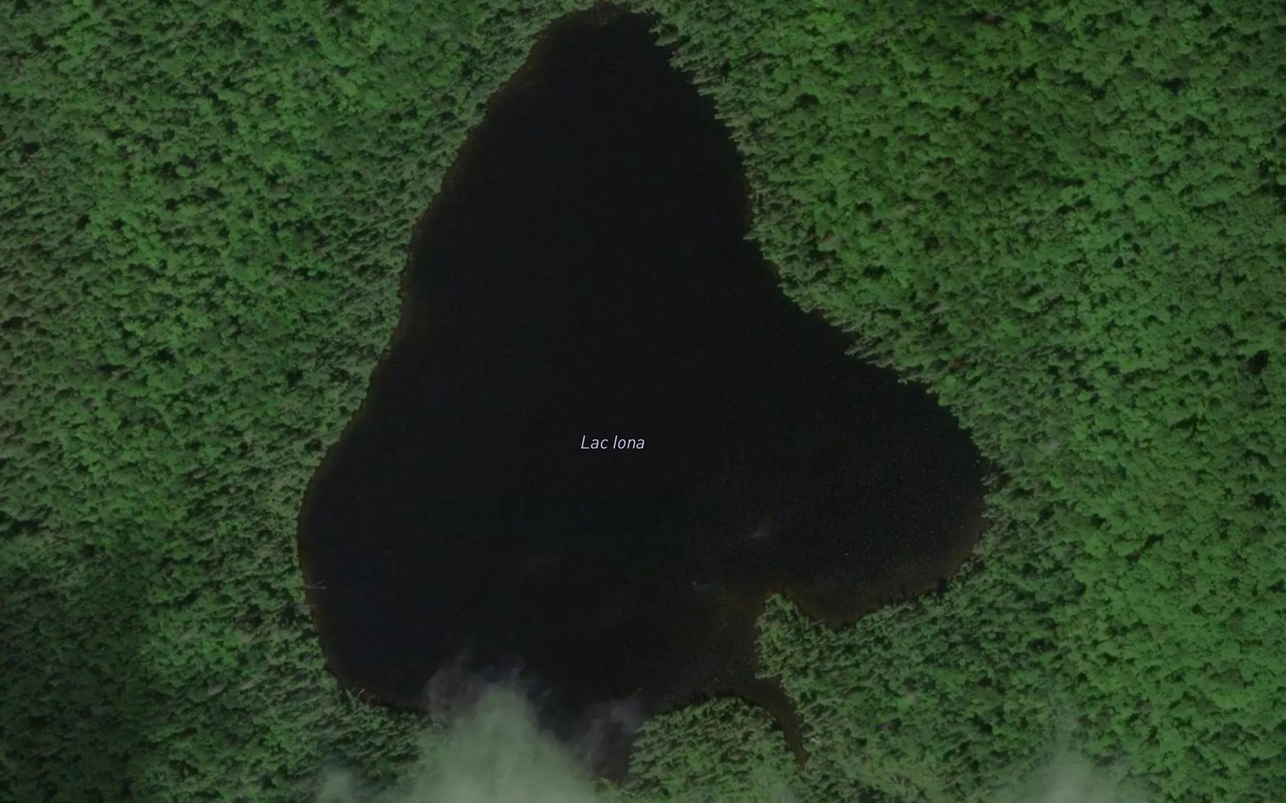 Satellite map of the Lac Iona