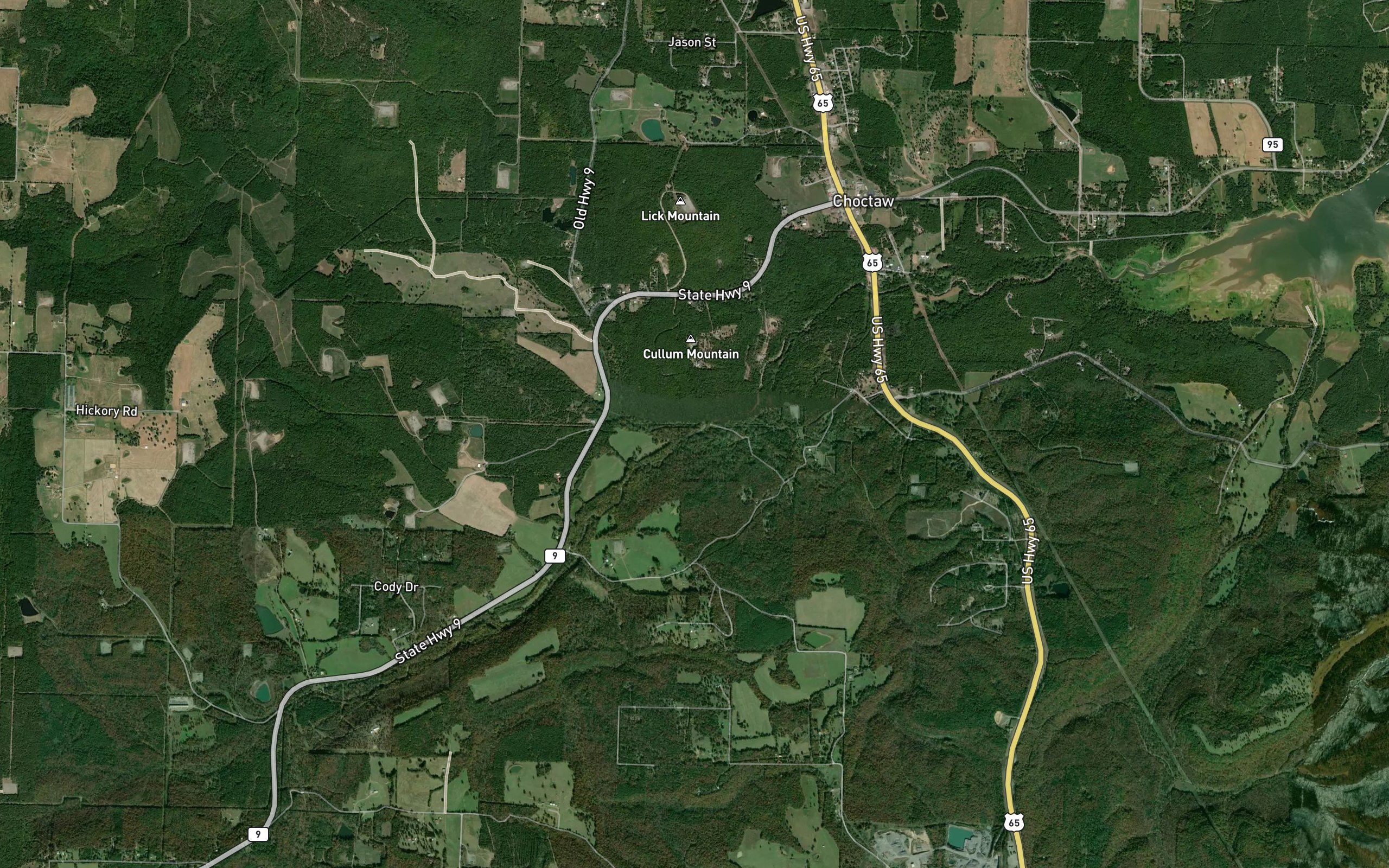Dry Fork Choctaw Creek