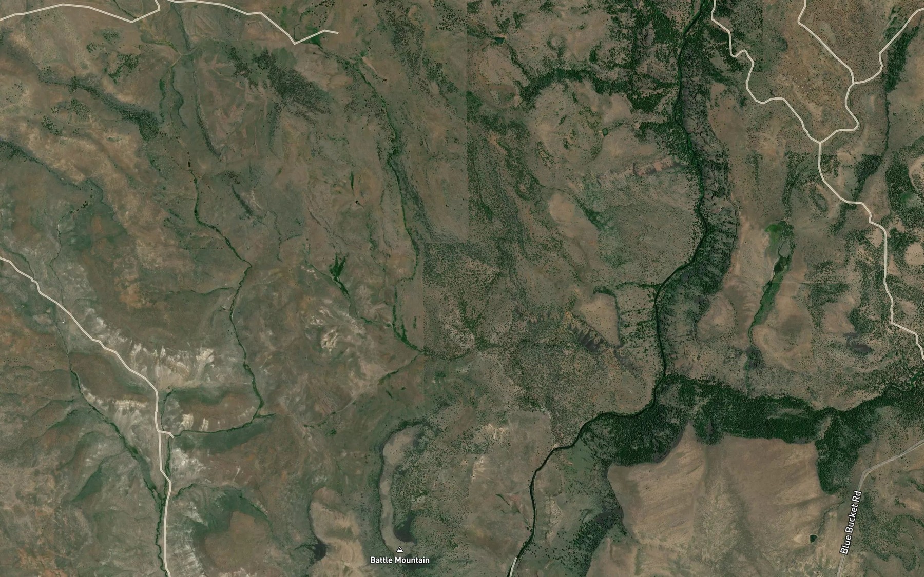 Satellite map of the Big Spring