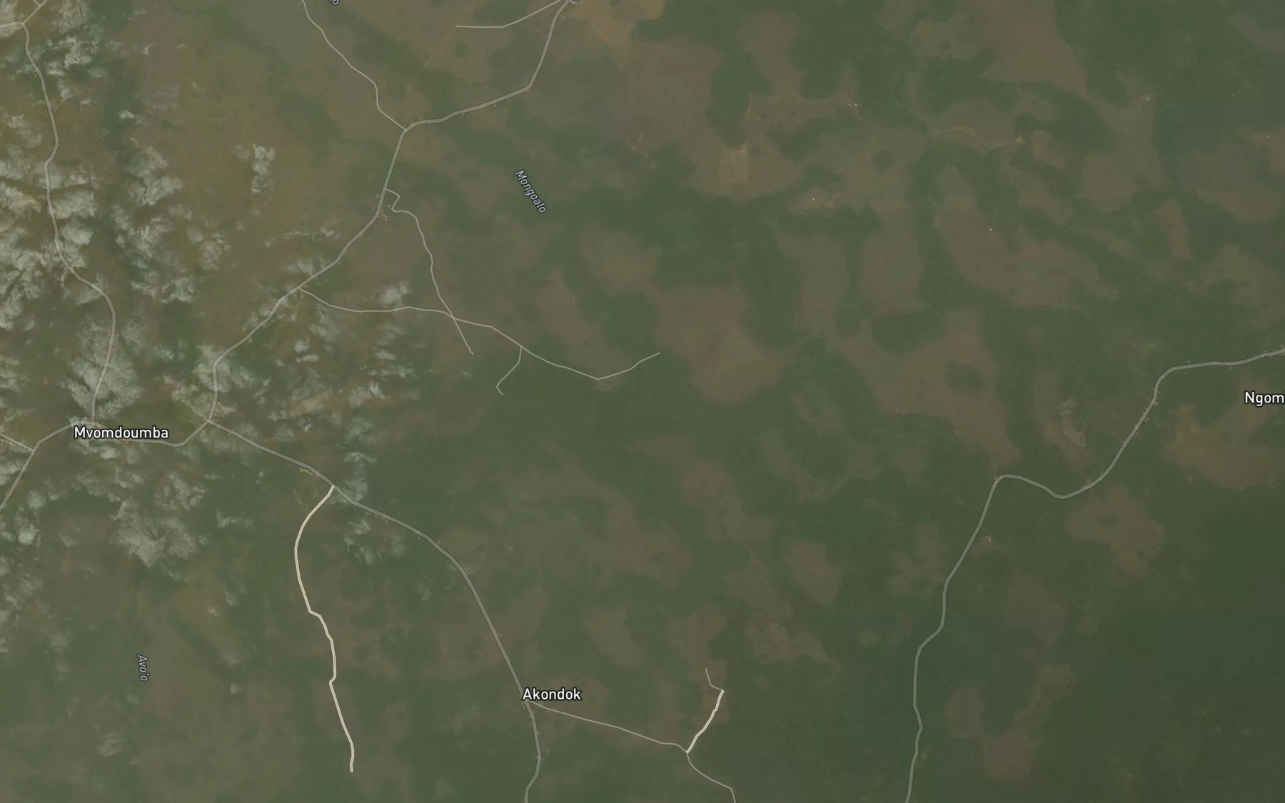Satellite map of the Komsa