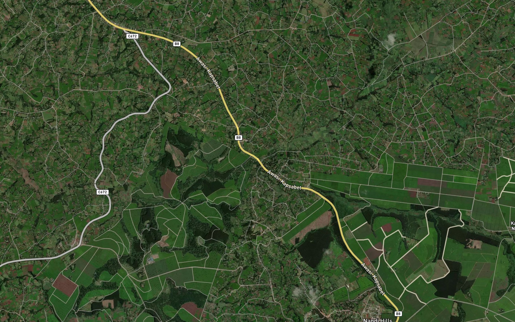 Satellite map of the Soboiyo