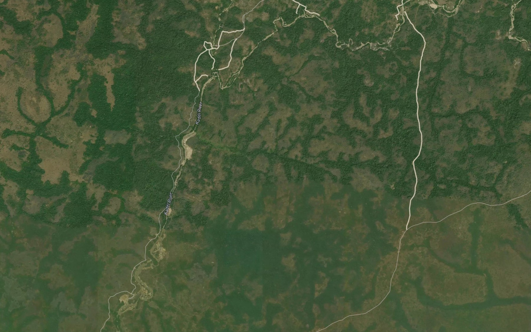 Satellite map of the Mbakede