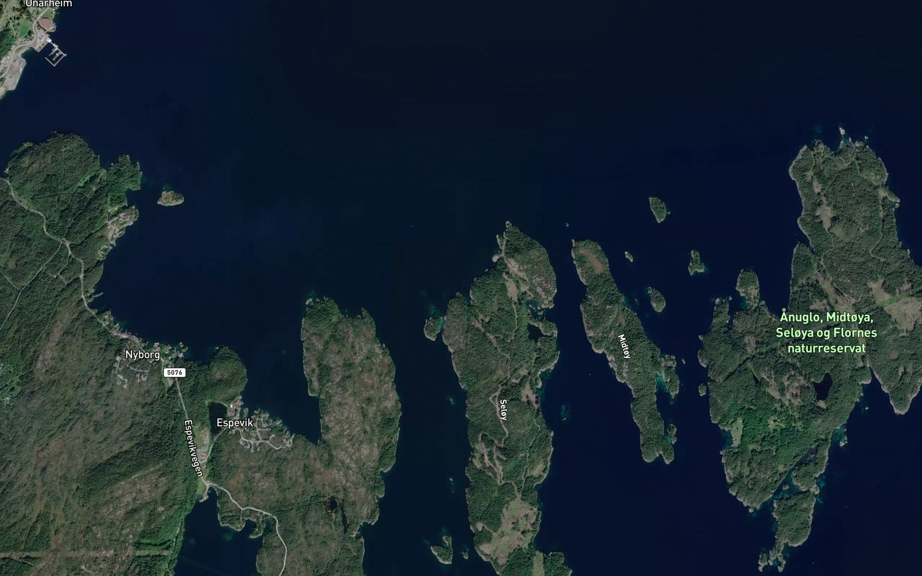 Satellite map of the Vestravika