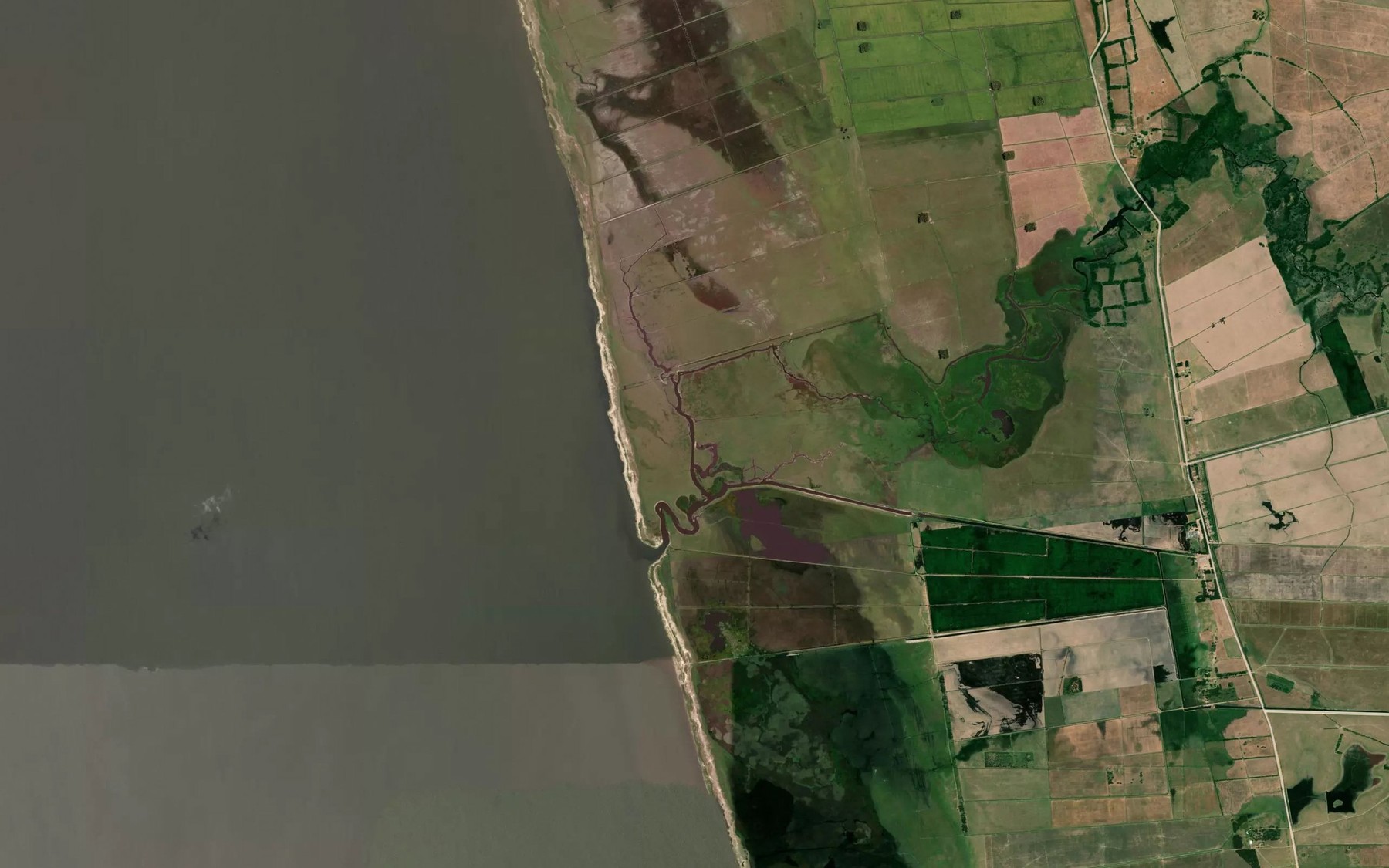 Satellite map of the Arroio Curral d'Arroios