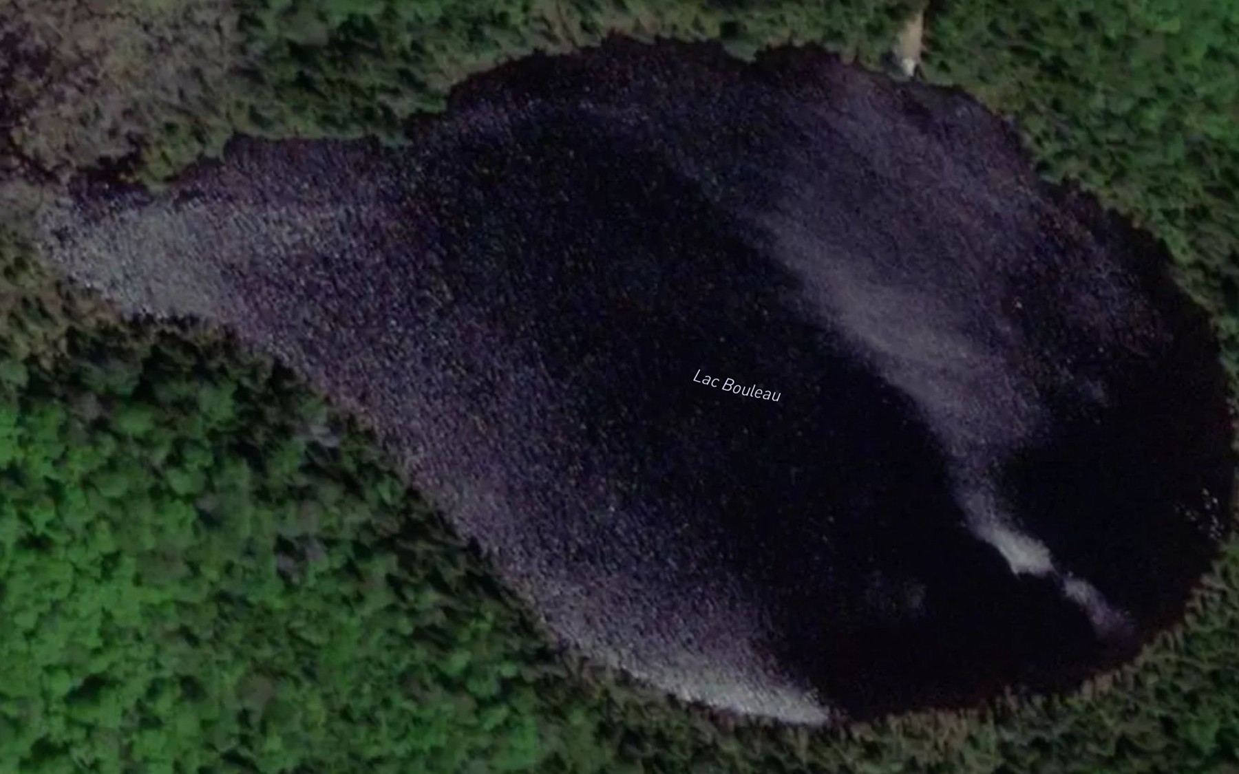 Satellite map of the Lac Bouleau