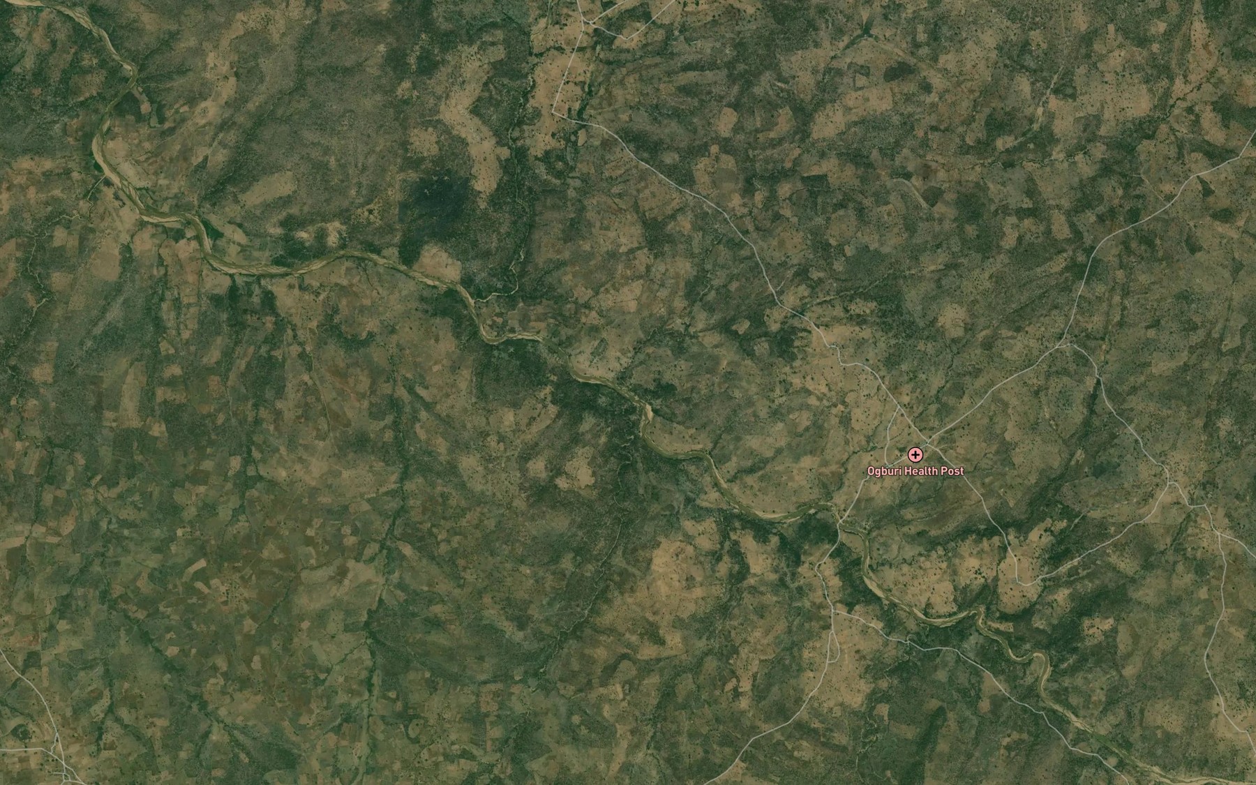 Satellite map of the Mayo Lainde